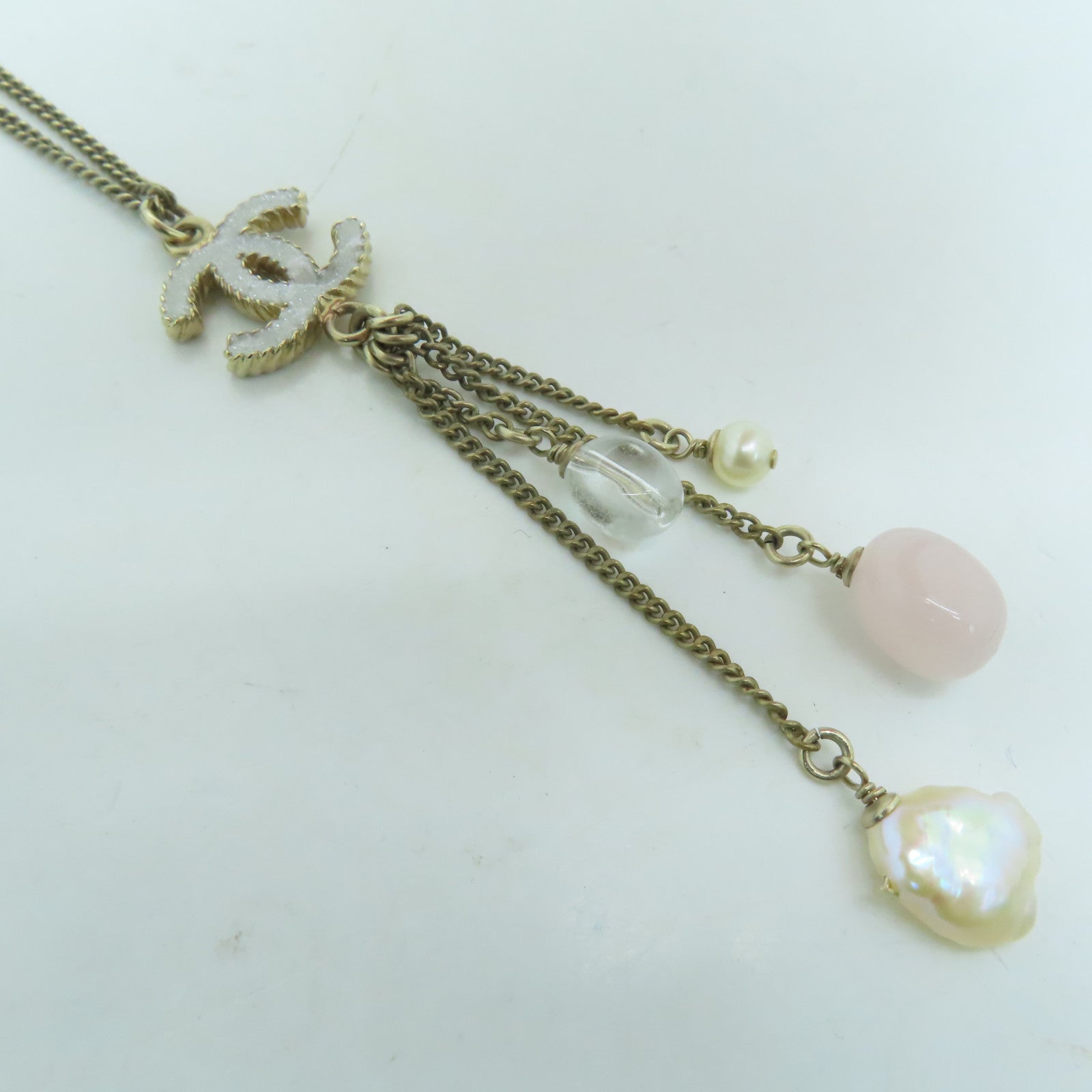 CHANEL 金属Necklaces颈錬铜色