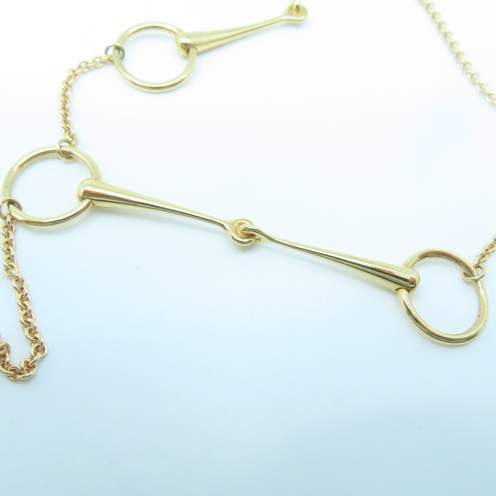 HERMES 18K黃金Filet d'Or Long Necklace項鍊