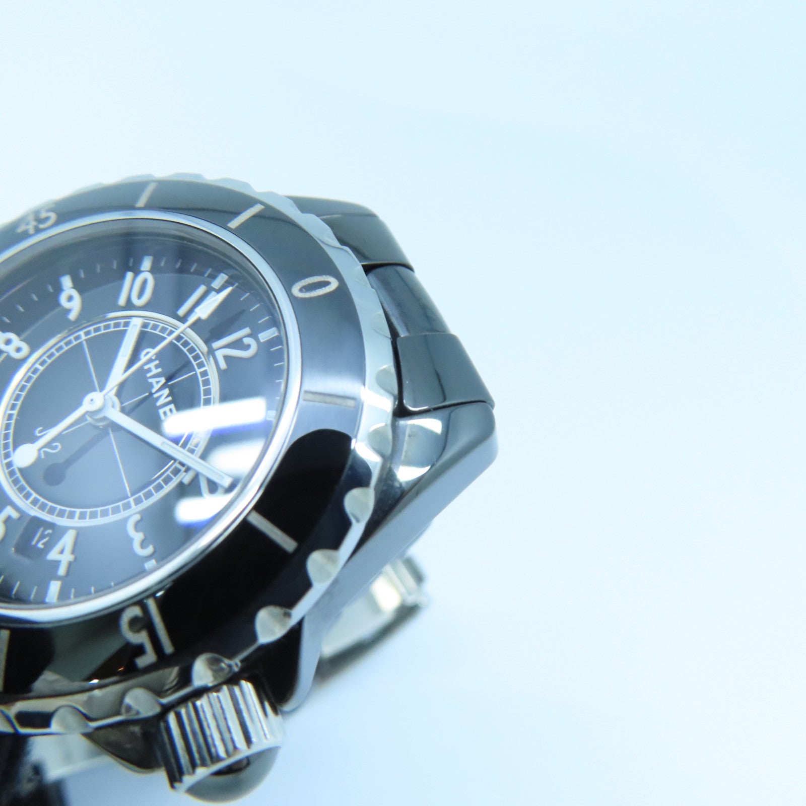 CHANEL J12 watch ceramic watch quartz movement black