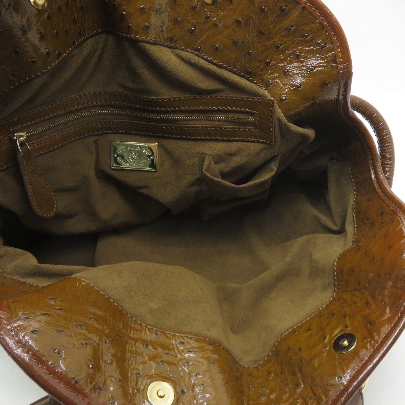 BALLY 【激減優惠】皮革Shoulder Bag金扣肩背袋啡色