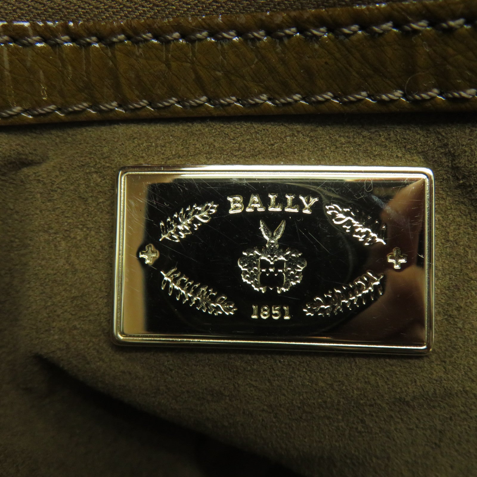 BALLY 【激減優惠】皮革Shoulder Bag金扣肩背袋啡色