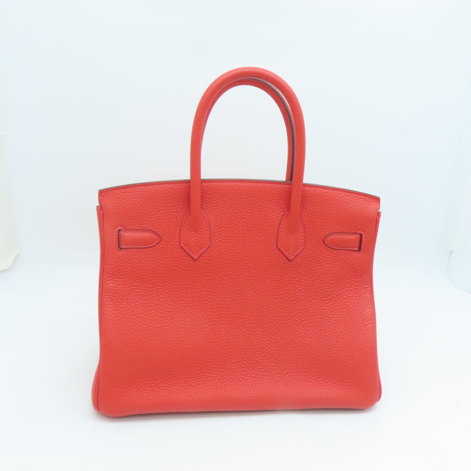HERMES Togo皮革Birkin 30金扣手挽袋蜜桃红