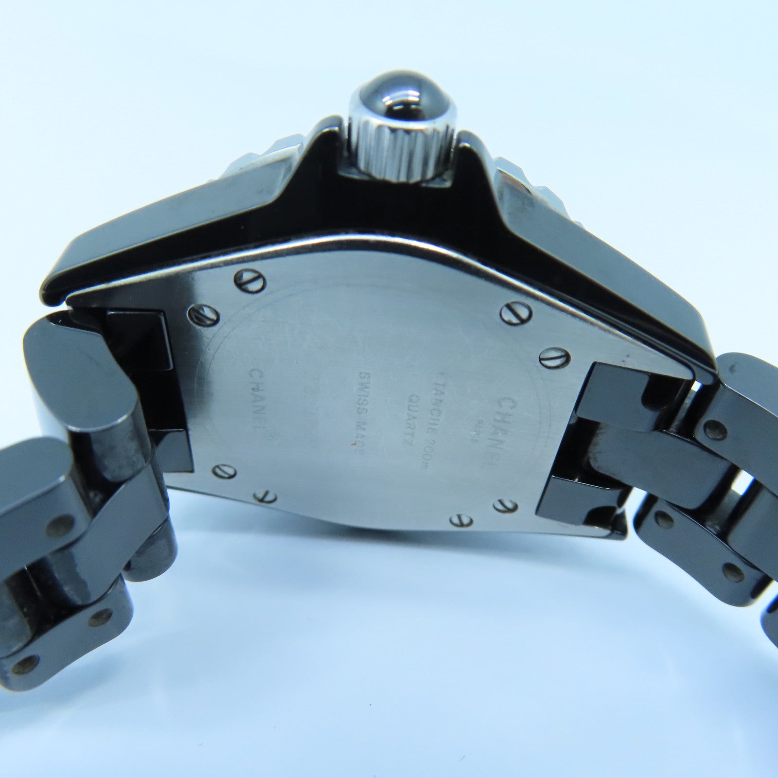 CHANEL J12 watch ceramic watch quartz movement black