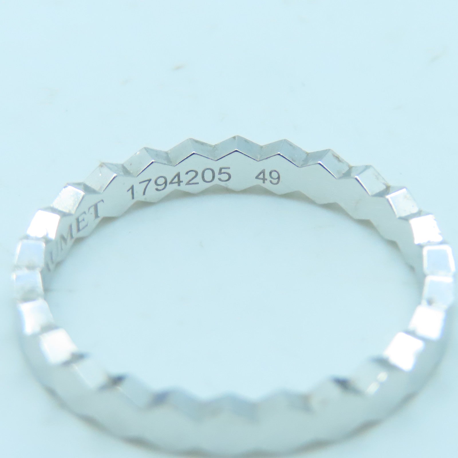 Chaumet 18K白金Bee My Love戒指#49 US#4.75