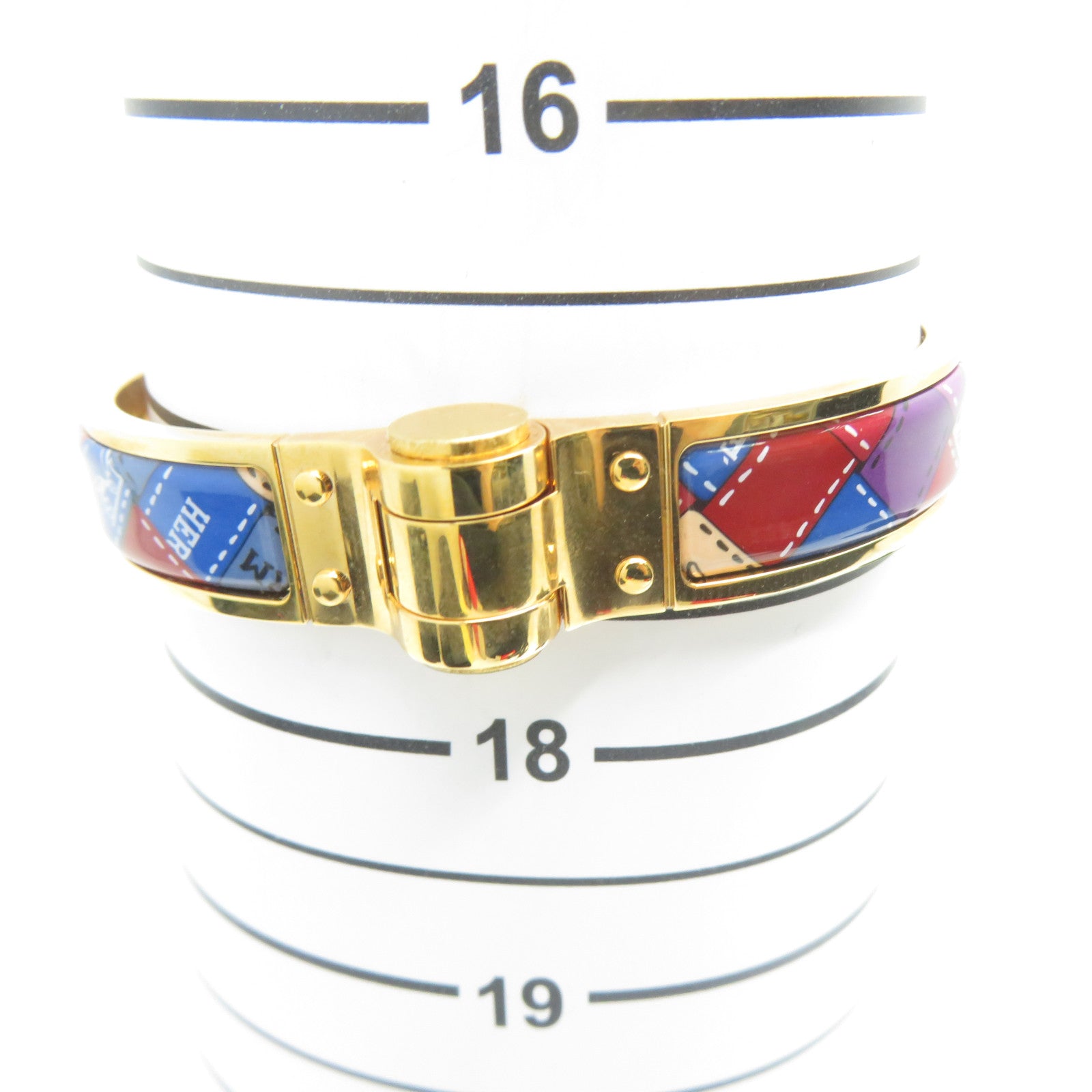 HERMES 金屬Bracelet/Bangle金扣手鐲彩色