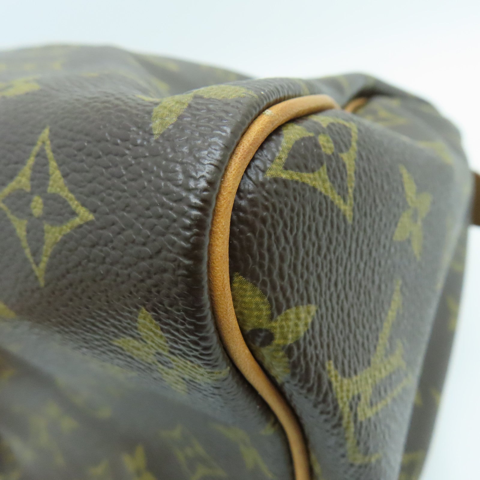 LOUIS VUITTON Monogram Speedy 30金扣手挽袋啡色