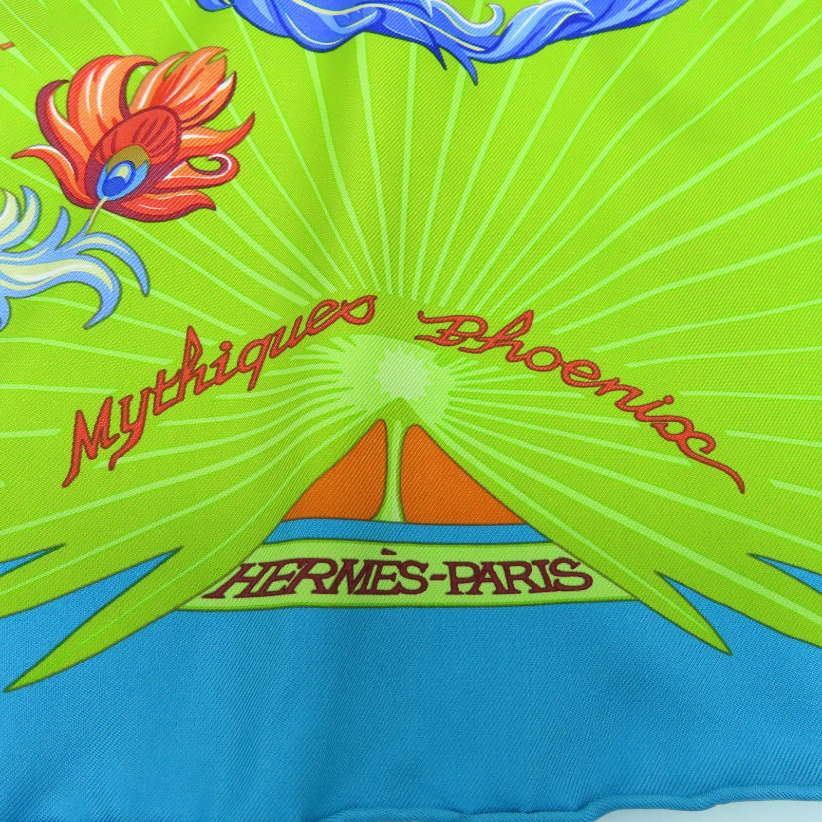 HERMES 丝质90 X 90 Scarf丝巾彩色