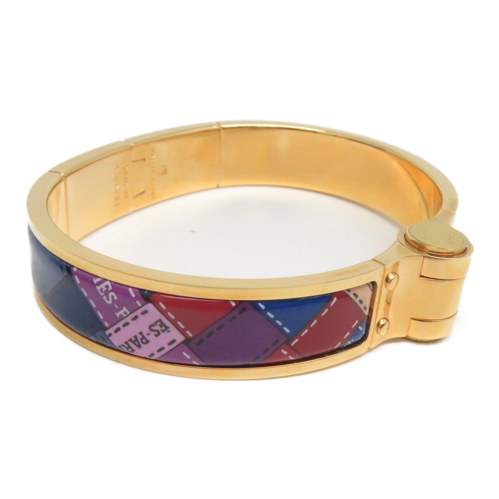 HERMES 金屬Bracelet/Bangle金扣手鐲彩色