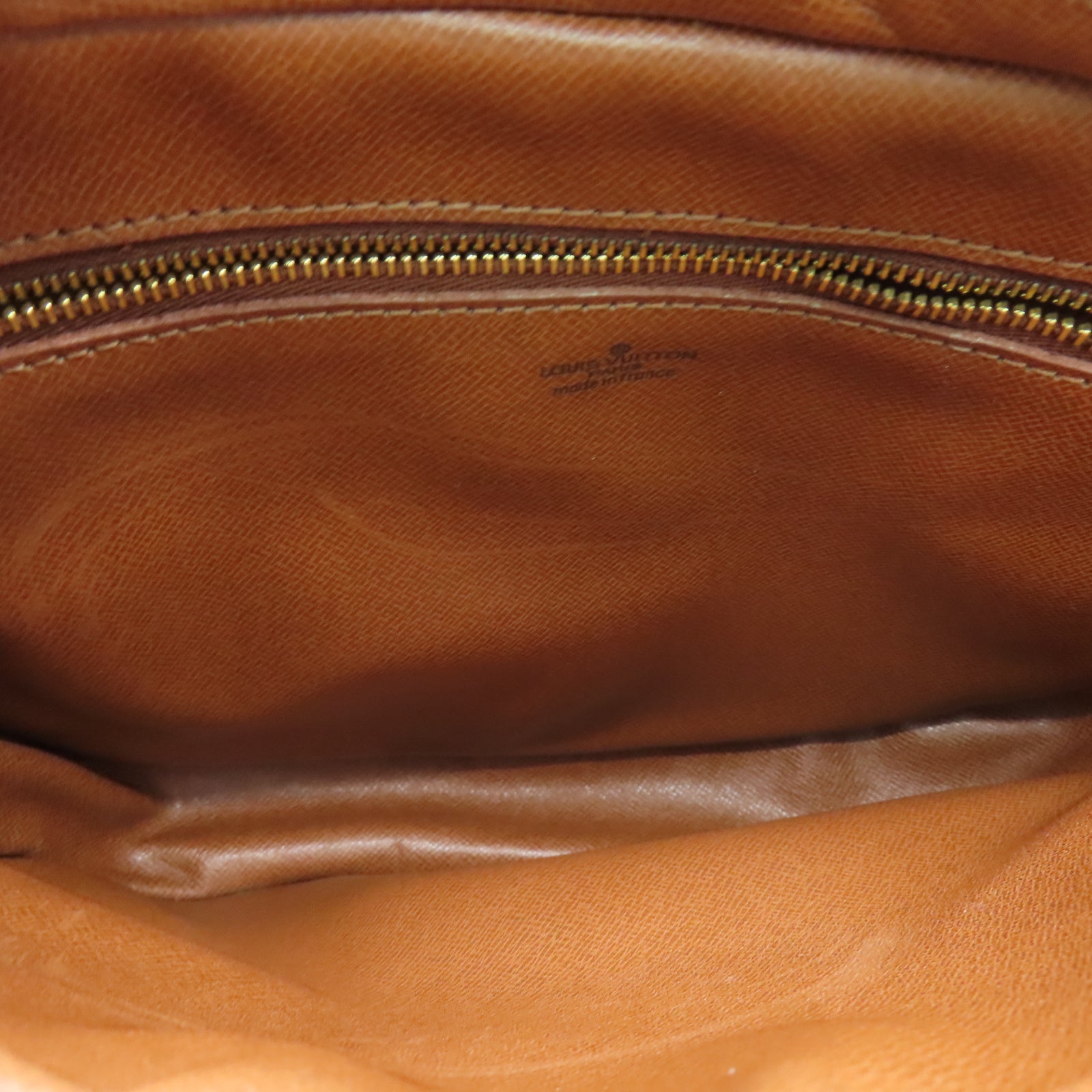 LOUIS VUITTON Monogram Jeune Fille金扣肩背袋棕色
