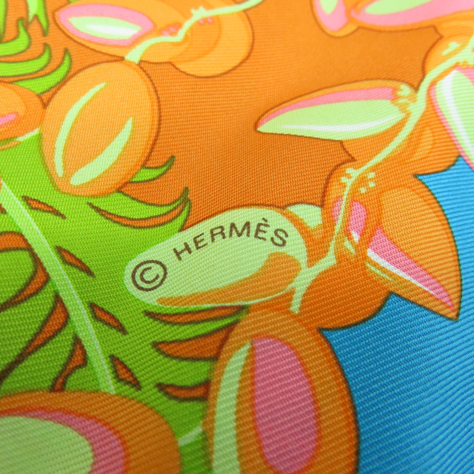 HERMES 丝质90 X 90 Scarf丝巾彩色