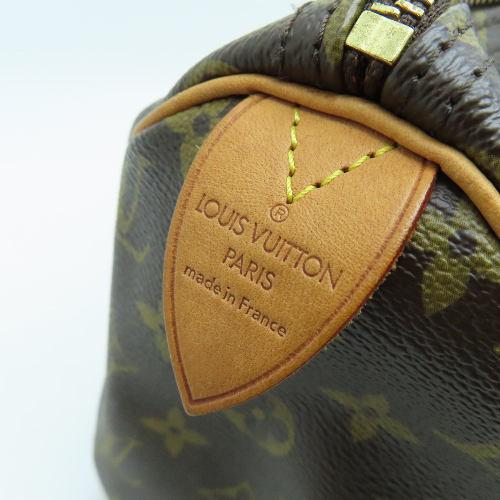 LOUIS VUITTON Monogram Speedy 30金扣手挽袋啡色