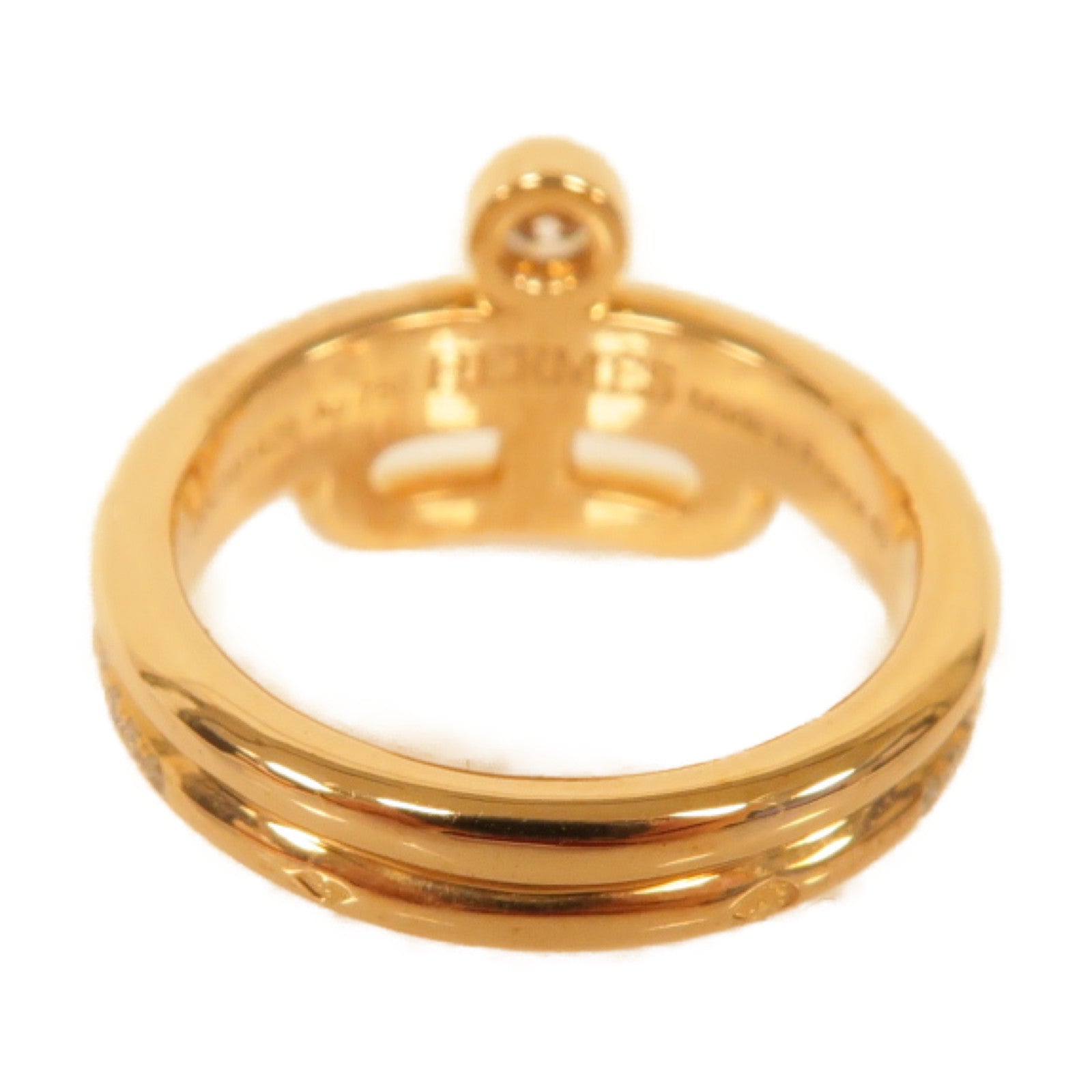 HERMES 18K玫瑰金Ring戒指Hermes#49 US#5
