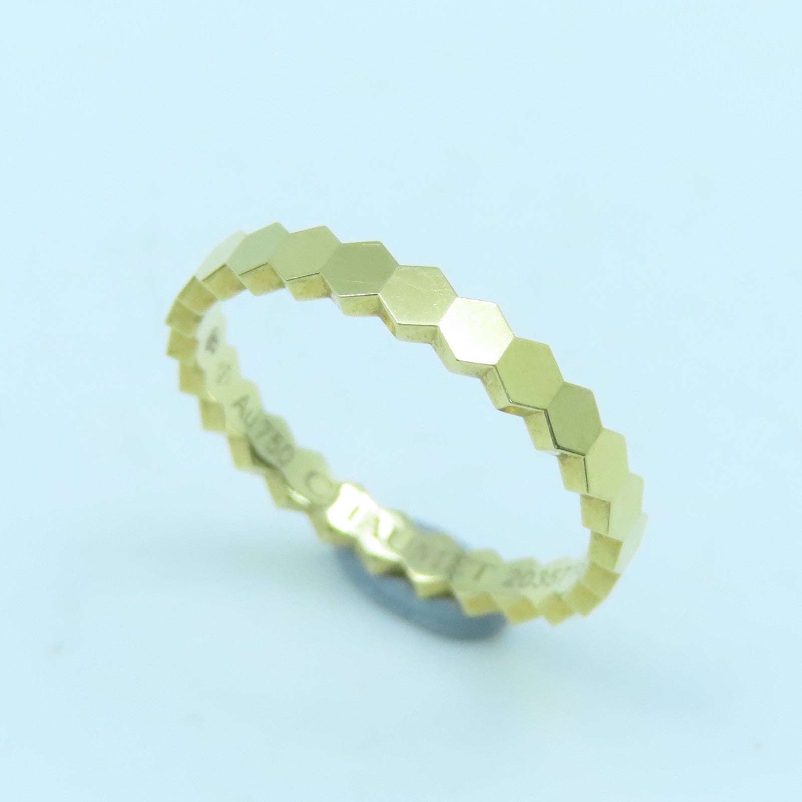 Chaumet 18K黃金Bee My Love戒指#49 US#4.75