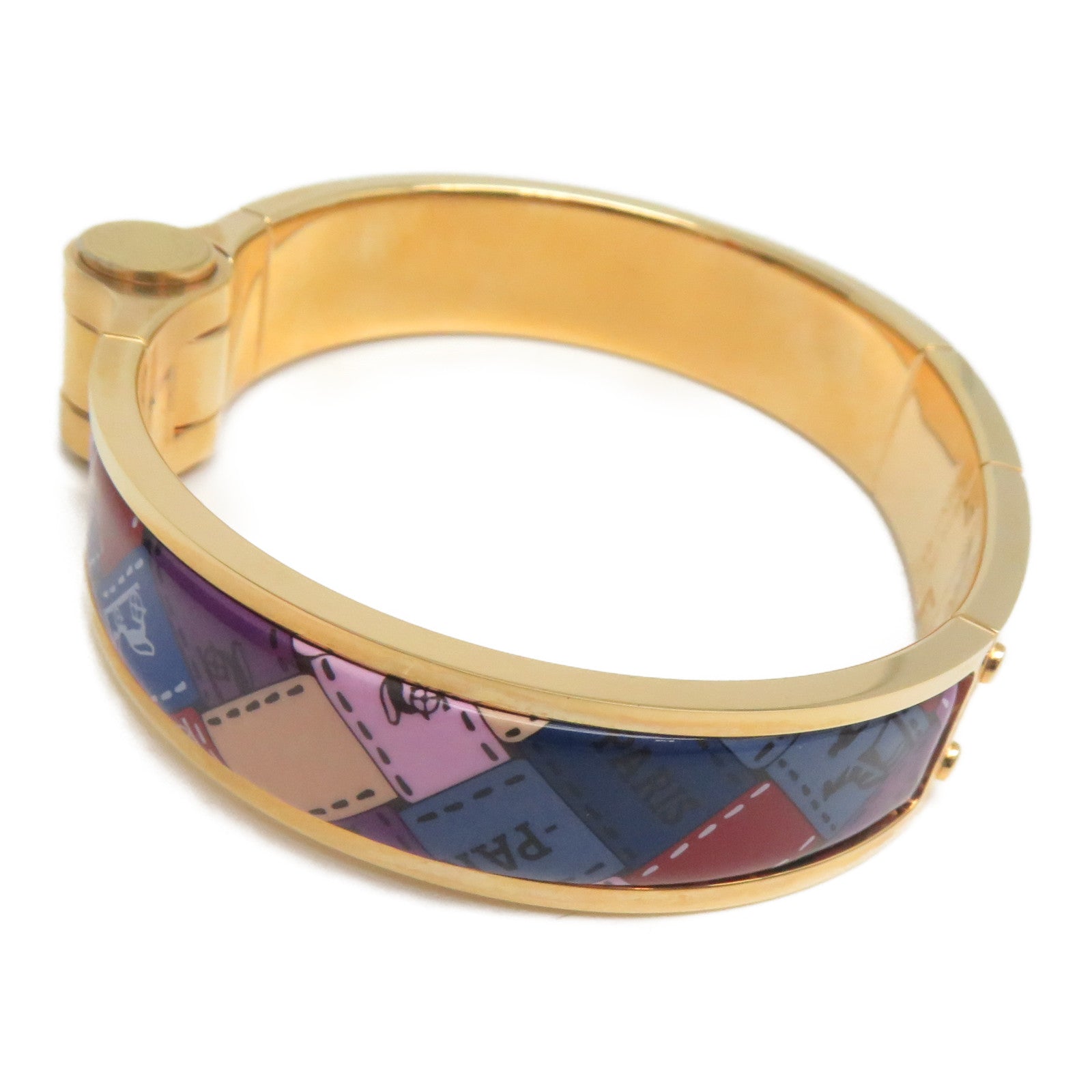 HERMES 金屬Bracelet/Bangle金扣手鐲彩色