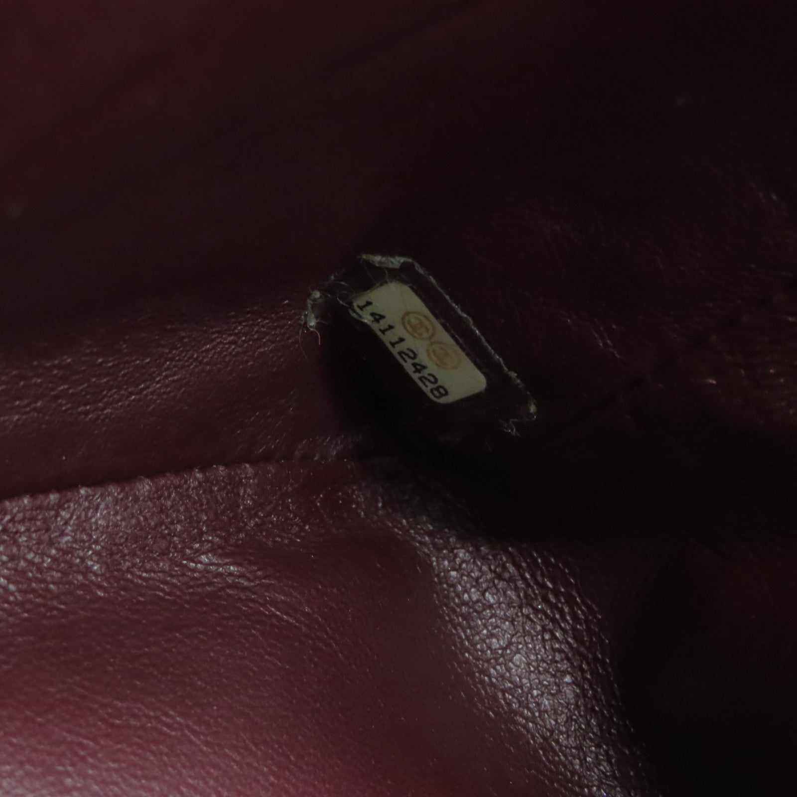 CHANEL 菱格羊皮皮革Classic银扣链带肩背袋黑色