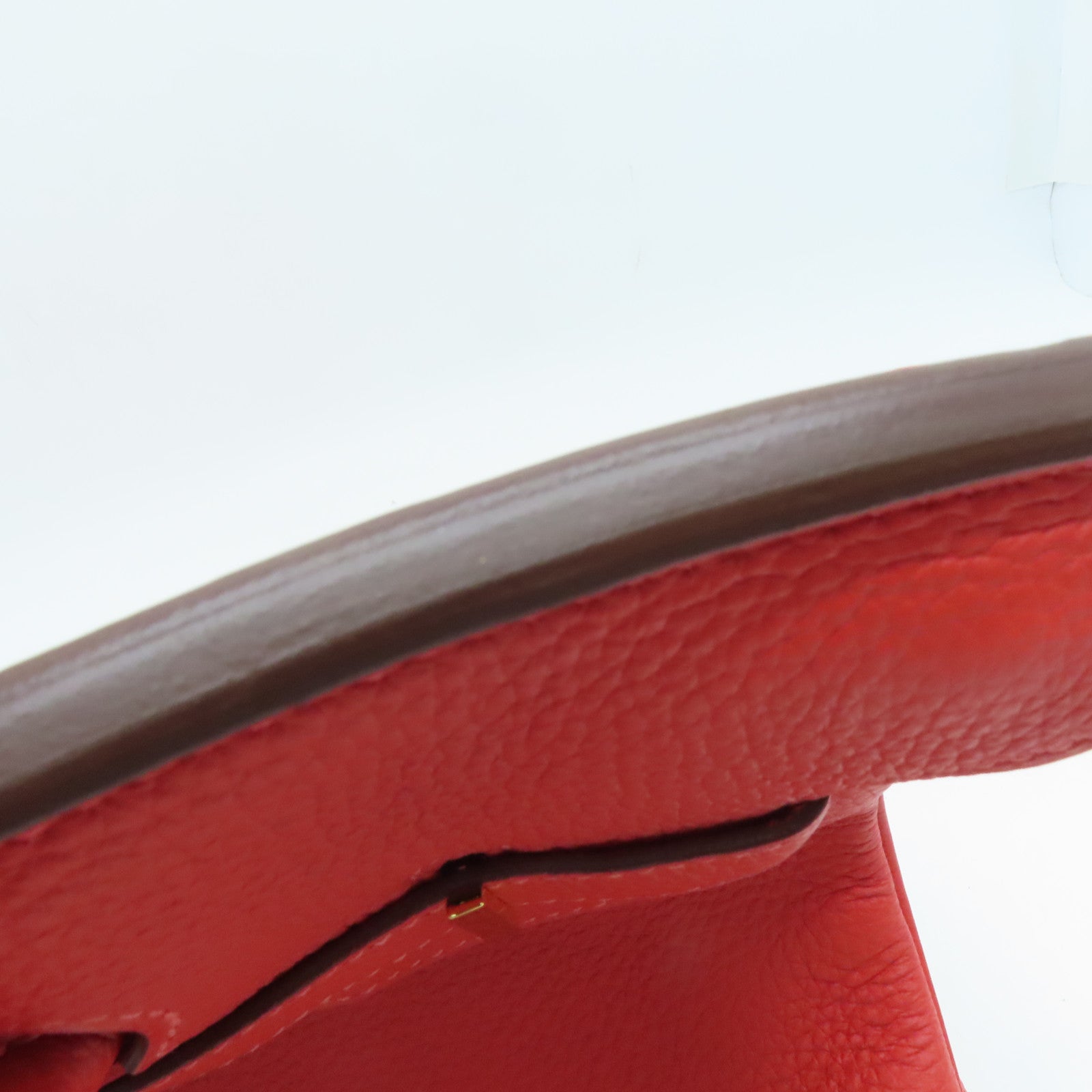 HERMES Togo皮革Birkin 30金扣手挽袋蜜桃红