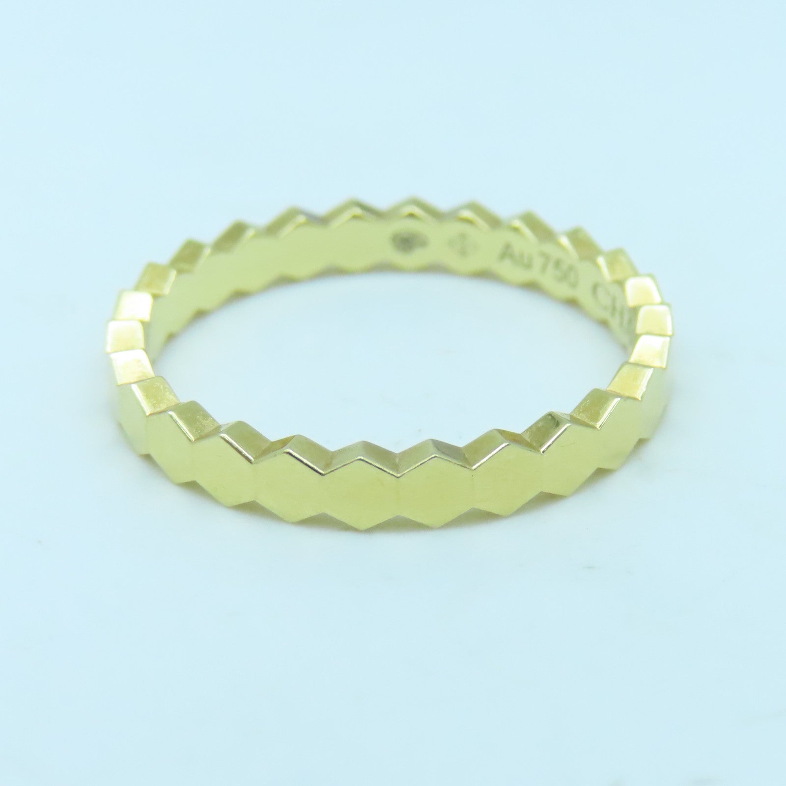 Chaumet 18K黃金Bee My Love戒指#49 US#4.75