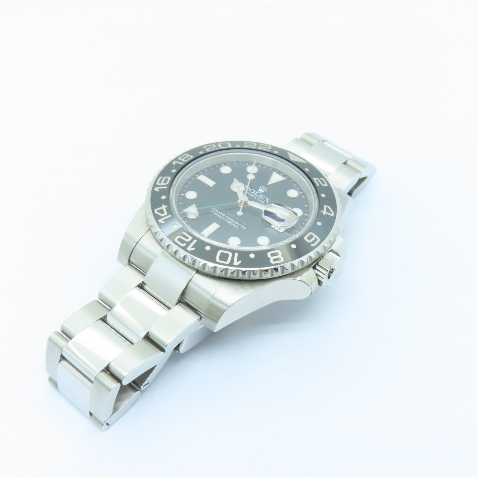 ROLEX GMT MasterⅡ Stainless Steel Watch Automatic Movement Black