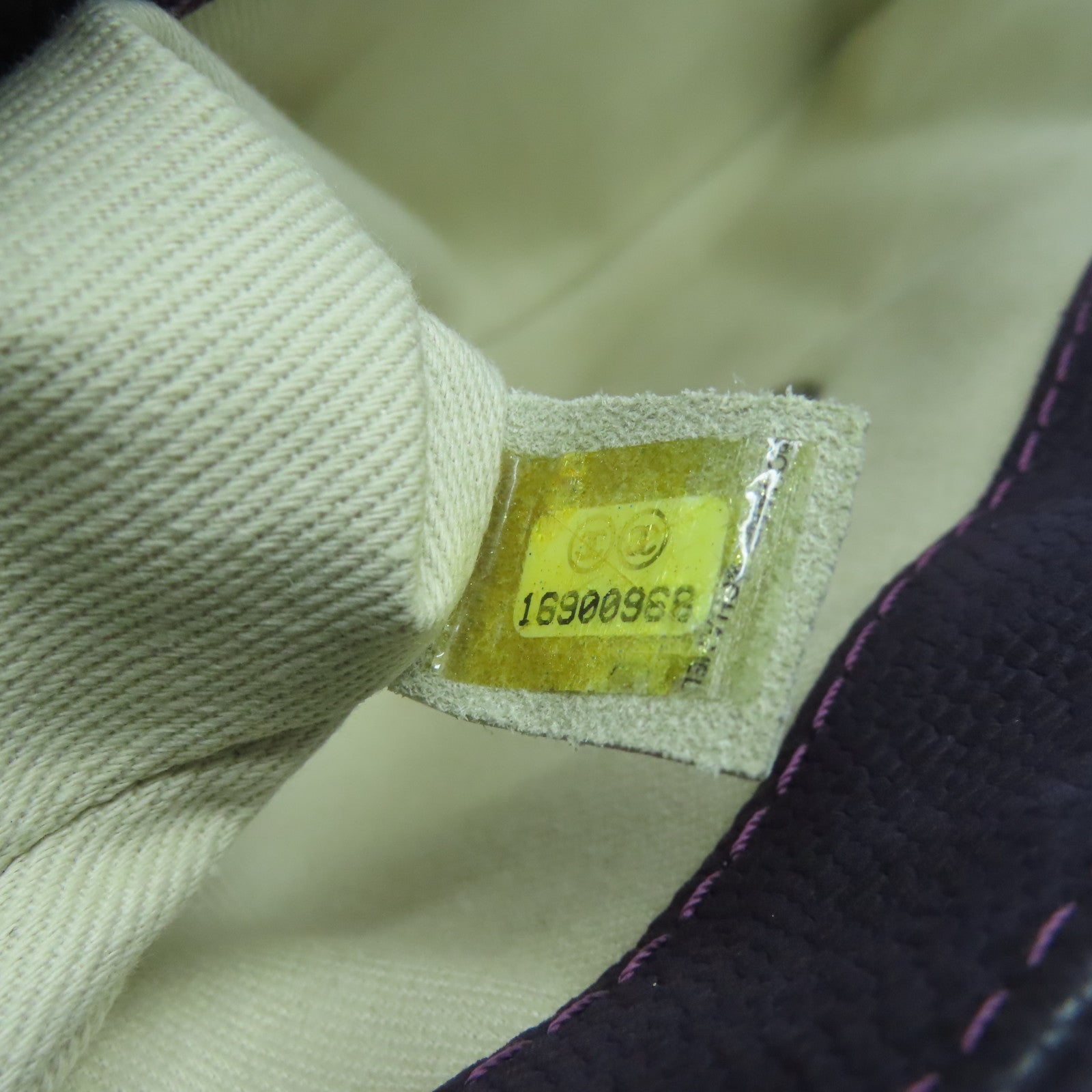 CHANEL 【激減優惠】菱格牛皮皮革Chain Shoulder銀扣手挽肩背兩用袋紫色