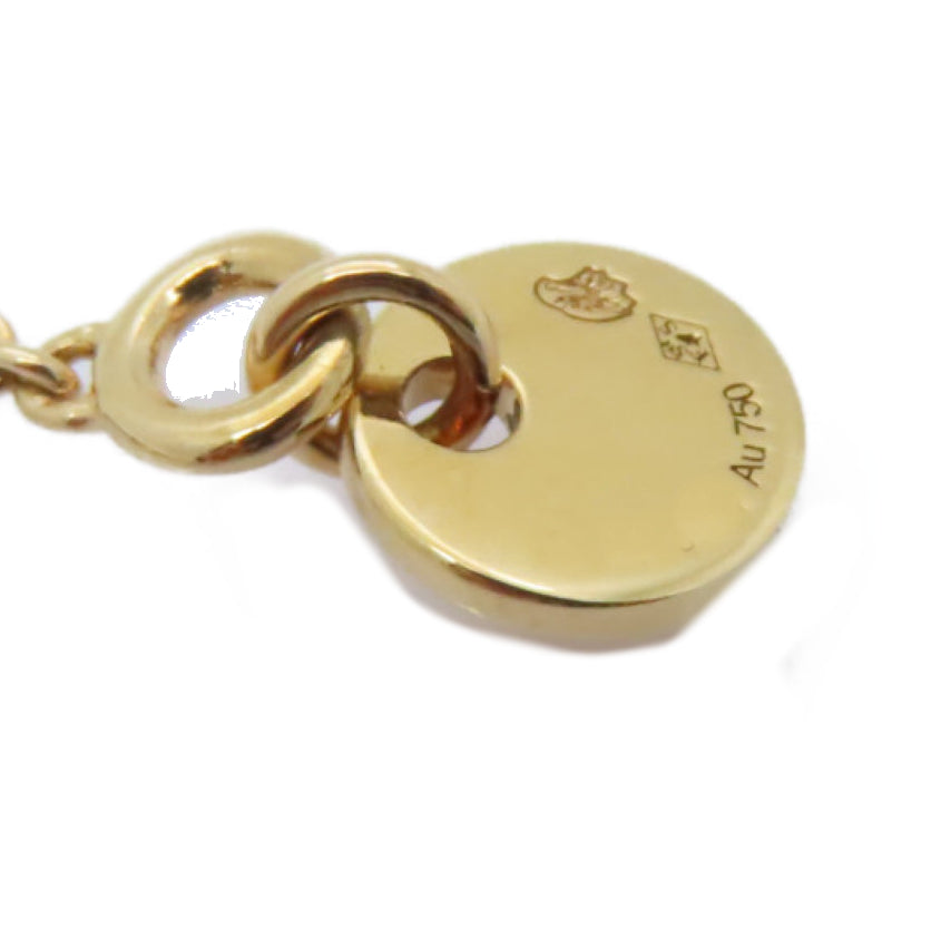 HERMES 18K玫瑰金Amulettes Constance Pendant黑翡翠項鍊黑色