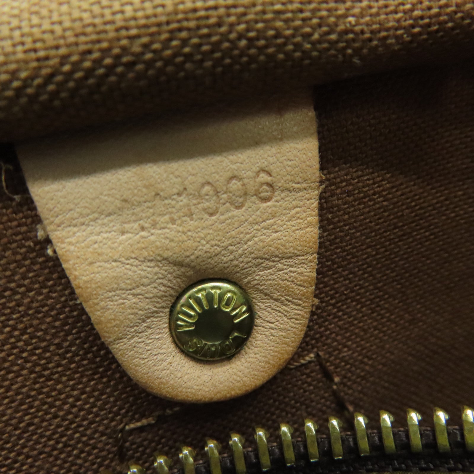 LOUIS VUITTON Monogram Speedy 30金扣手挽袋啡色