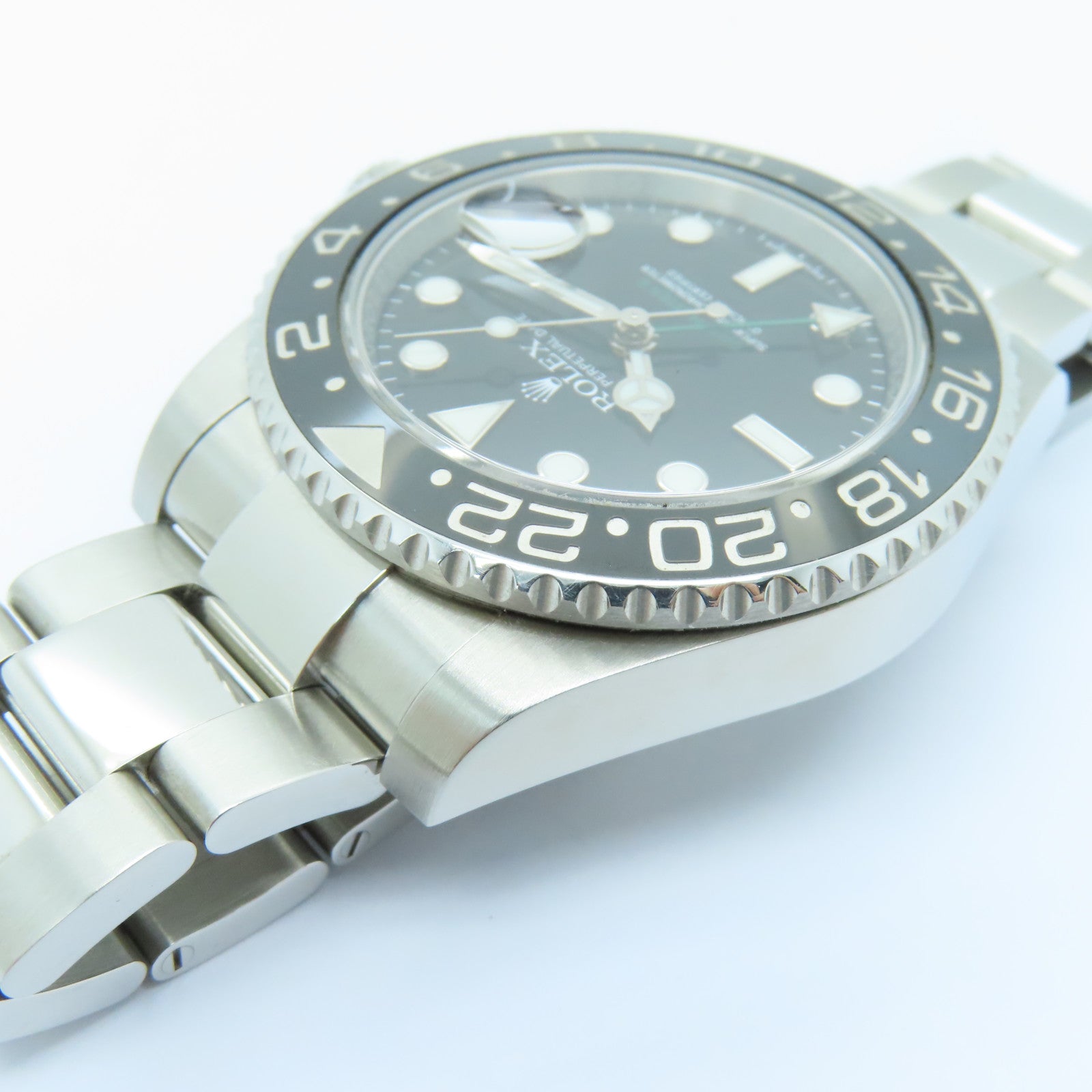 ROLEX GMT MasterⅡ Stainless Steel Watch Automatic Movement Black