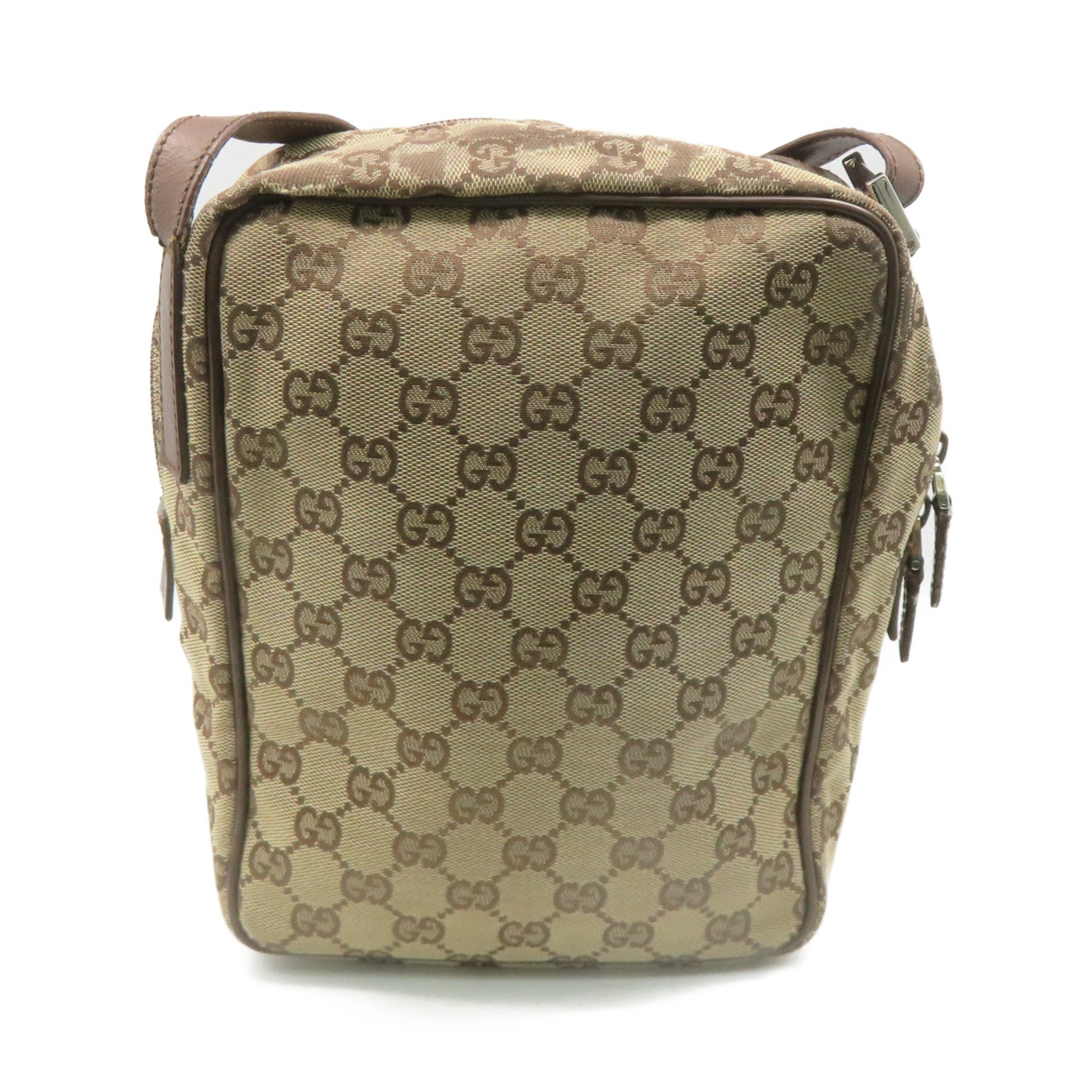 GUCCI GG帆布Shoulder Bag肩背袋啡色