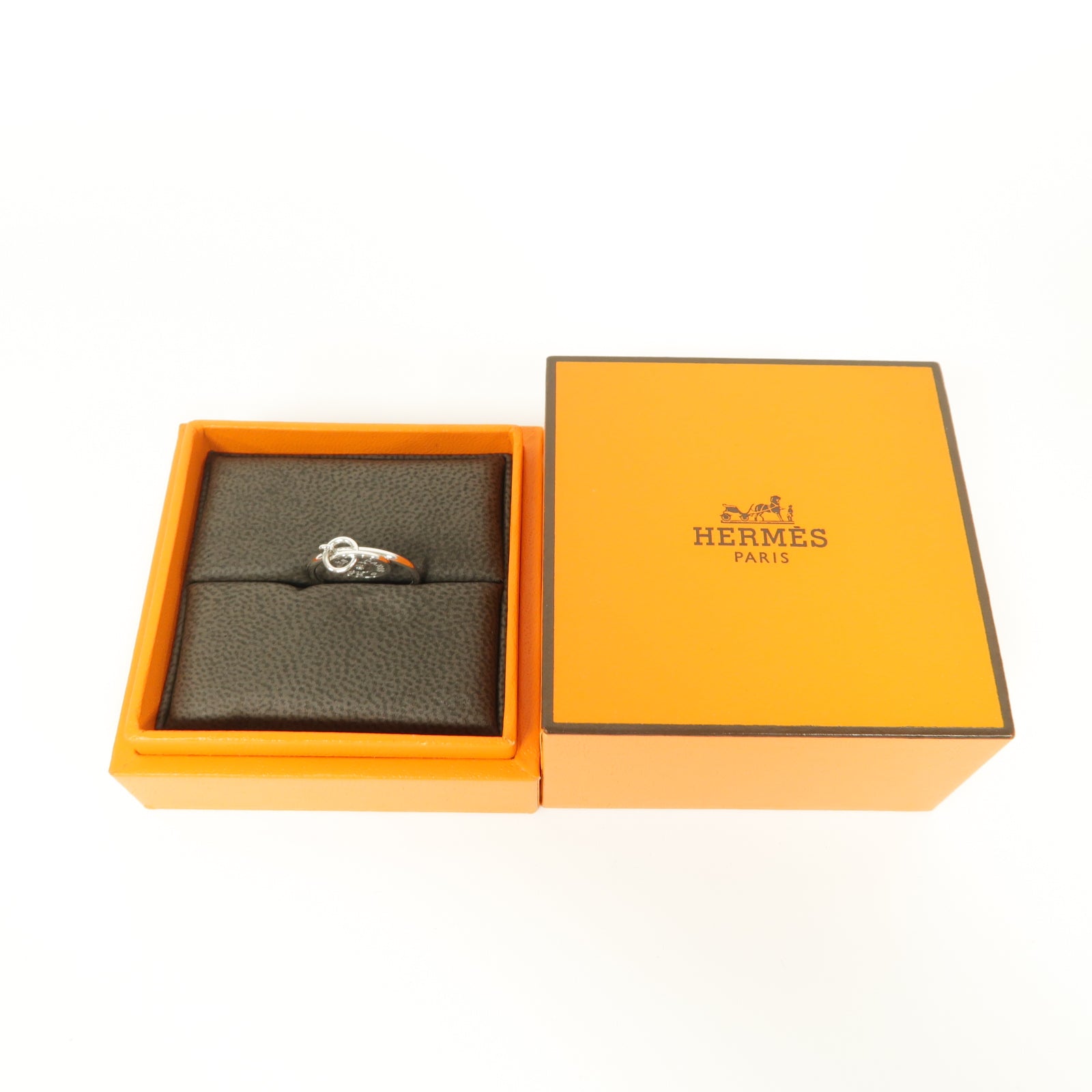 HERMES 18K白金Ring戒指Hermes#49 US#5