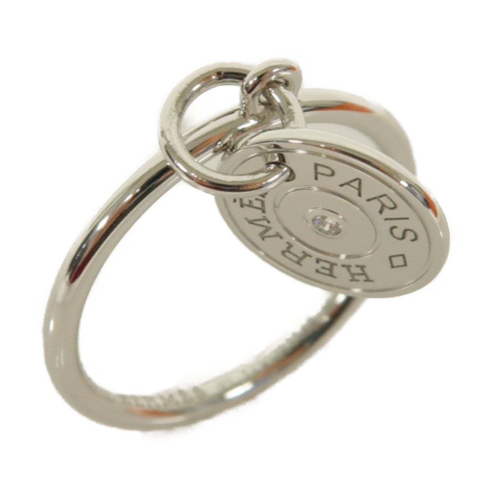 HERMES 18K白金Ring戒指Hermes#49 US#5