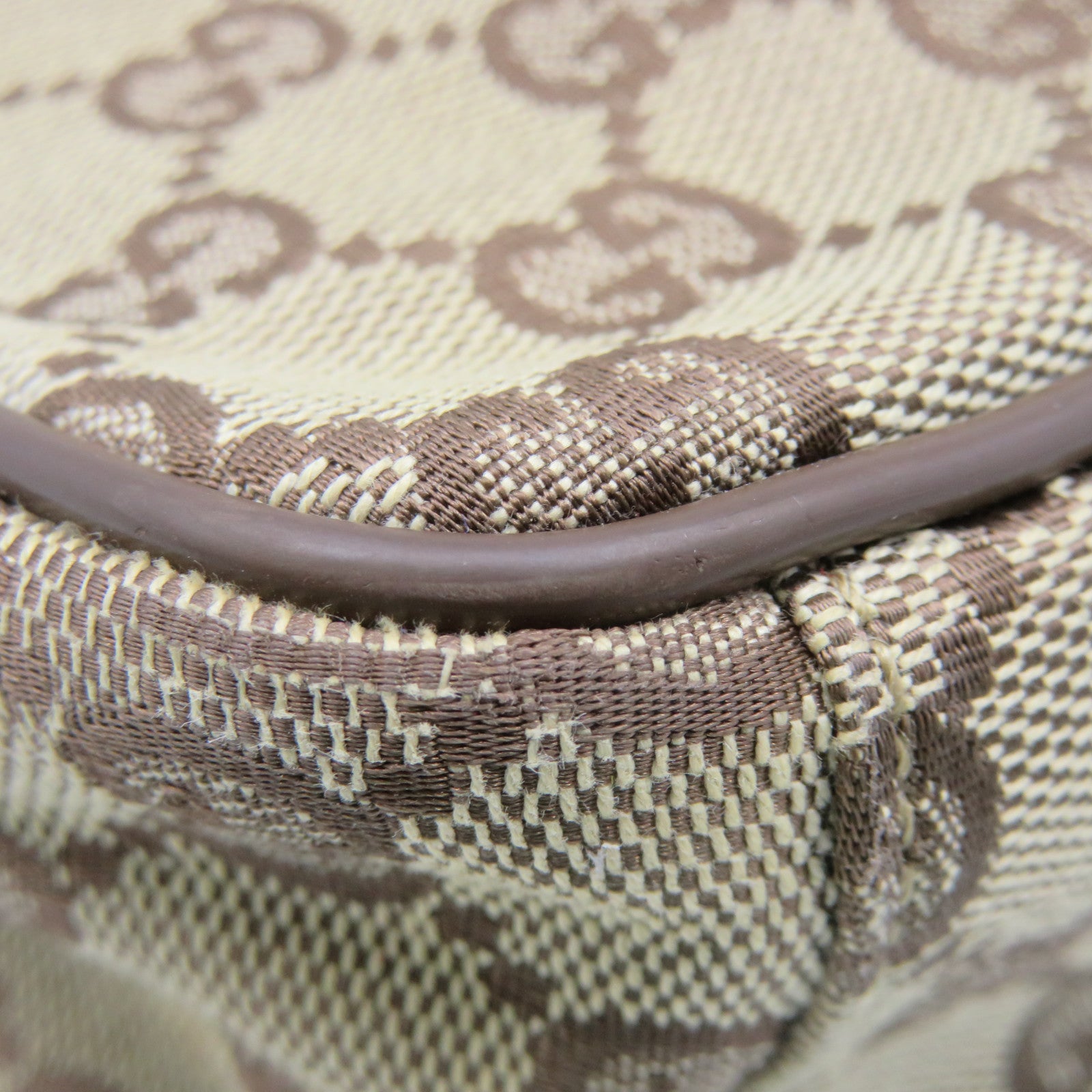 GUCCI GG帆布Shoulder Bag肩背袋啡色