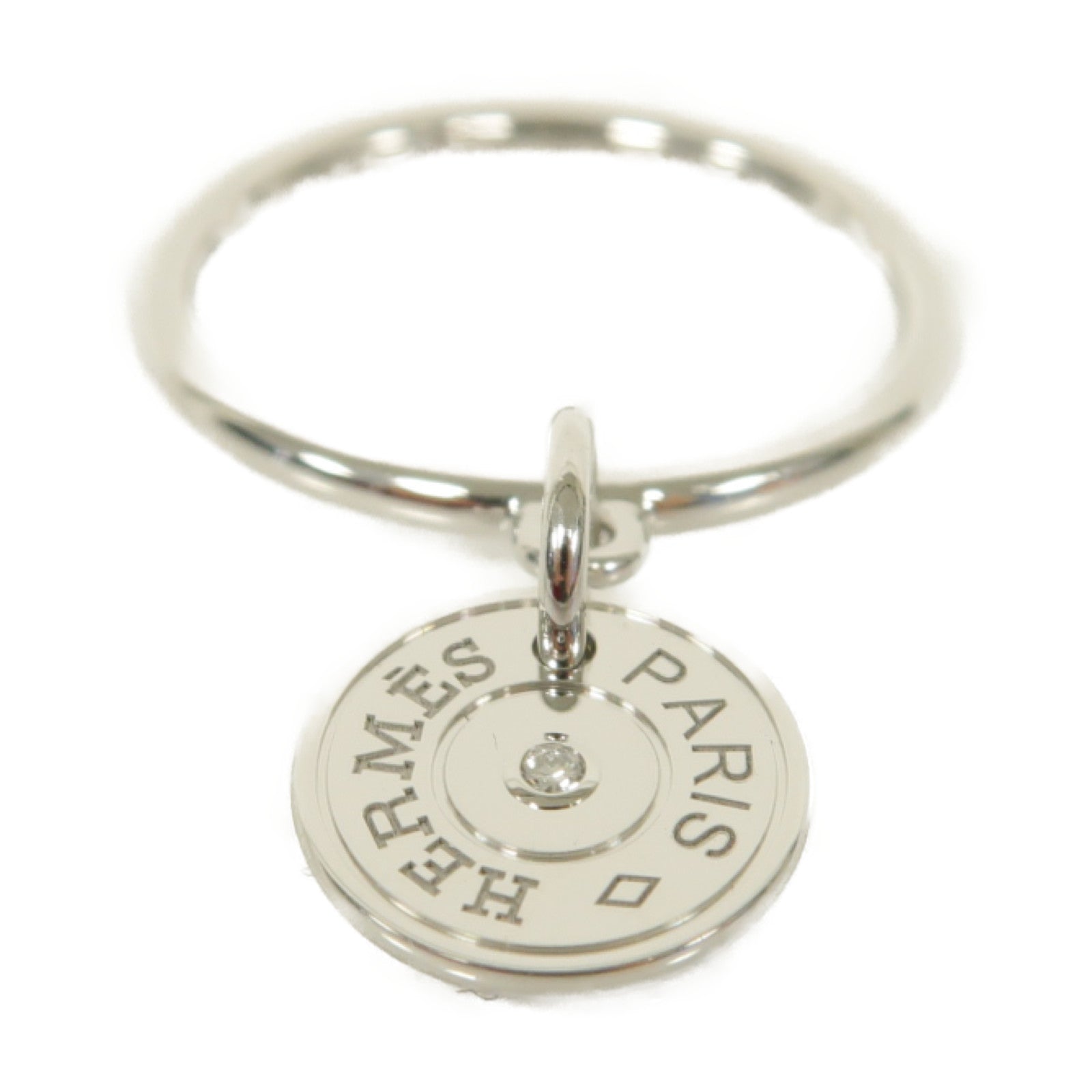 HERMES 18K白金Ring戒指Hermes#49 US#5