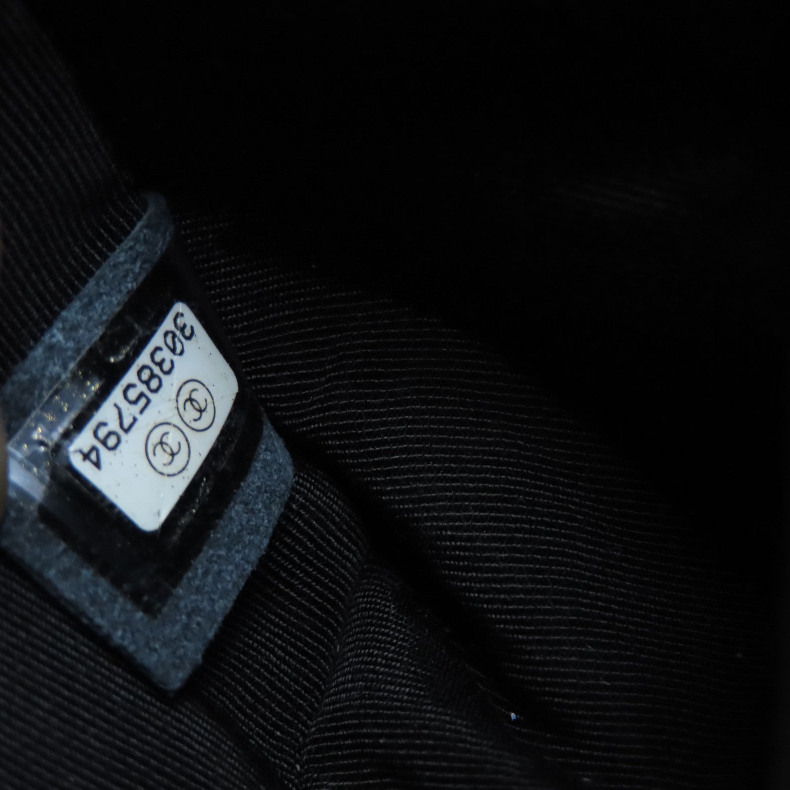 CHANEL 菱格羊皮皮革Boy Chanel銀扣鏈帶肩背袋黑色