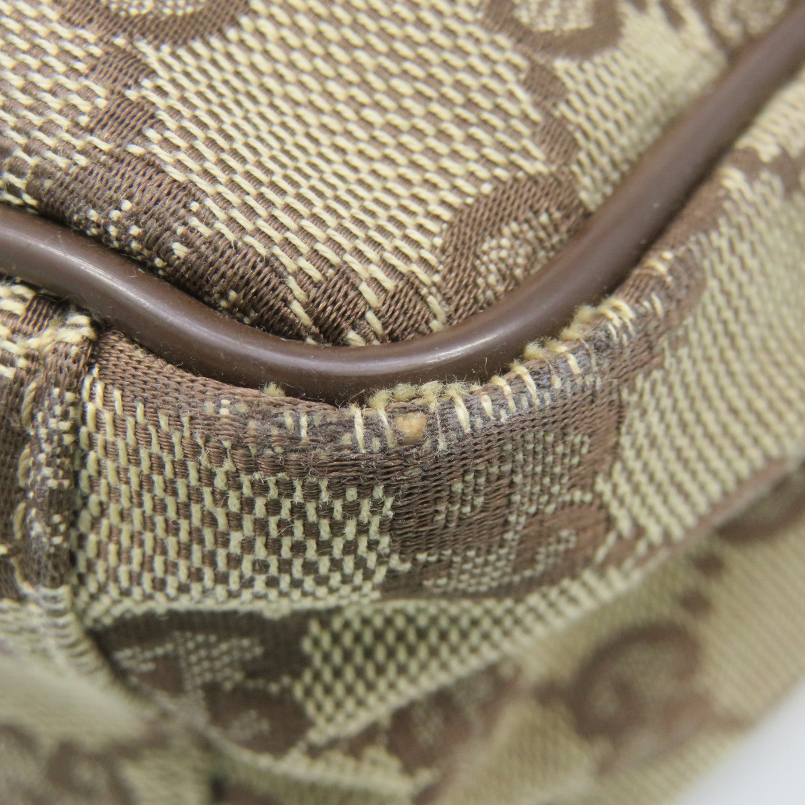 GUCCI GG帆布Shoulder Bag肩背袋啡色
