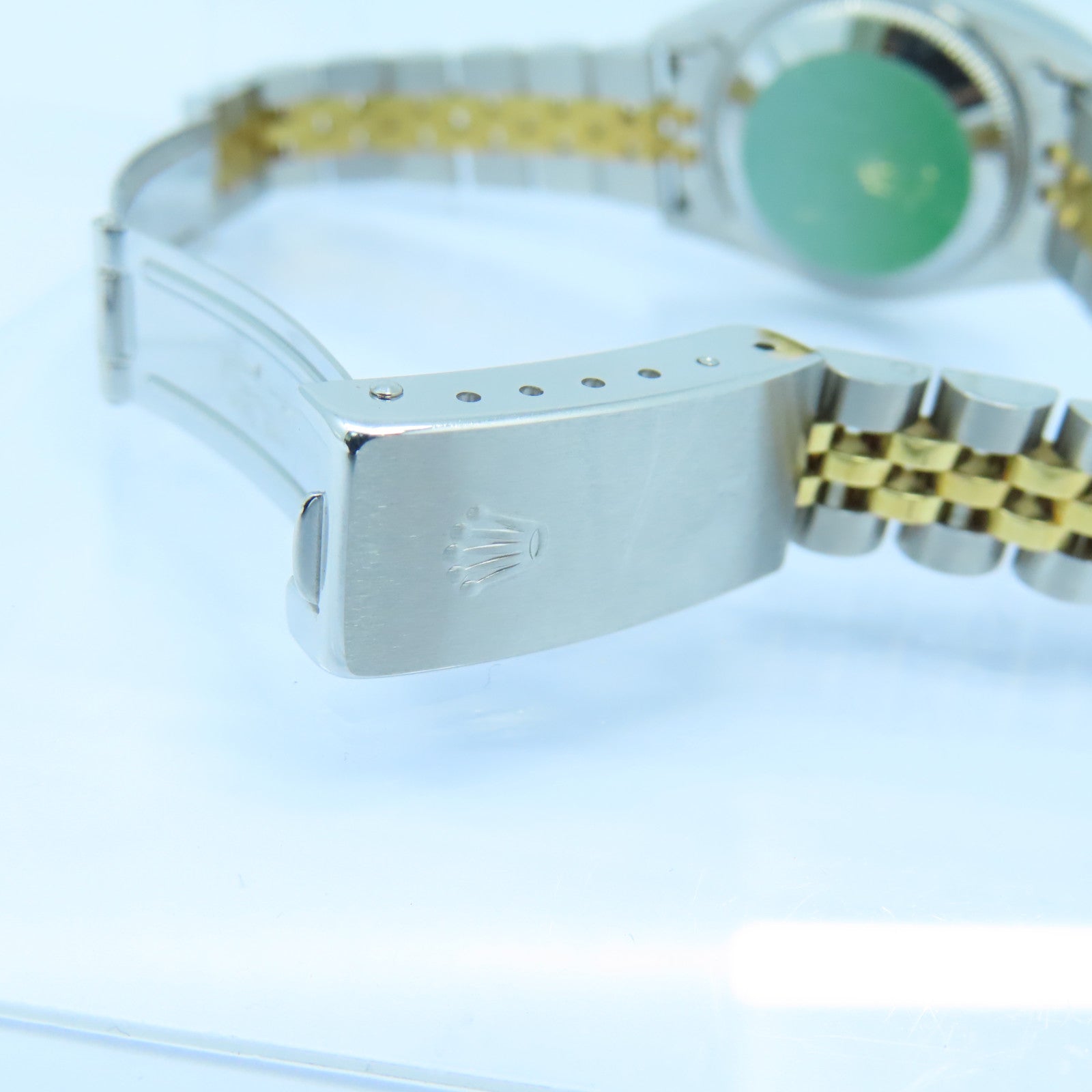 ROLEX Datejust 18K黄金/不鏽鋼手錶自動機芯白色