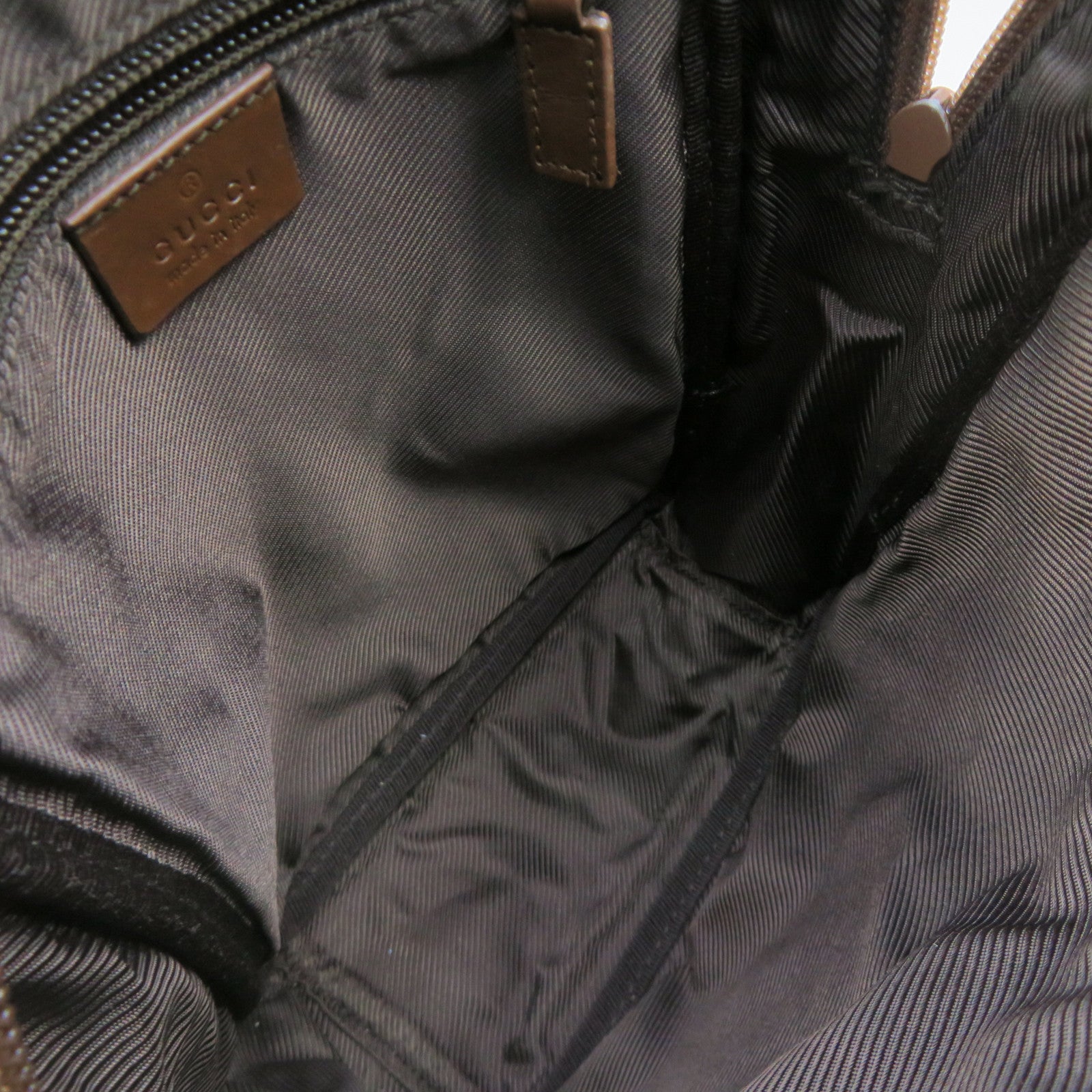 GUCCI GG帆布Shoulder Bag肩背袋啡色