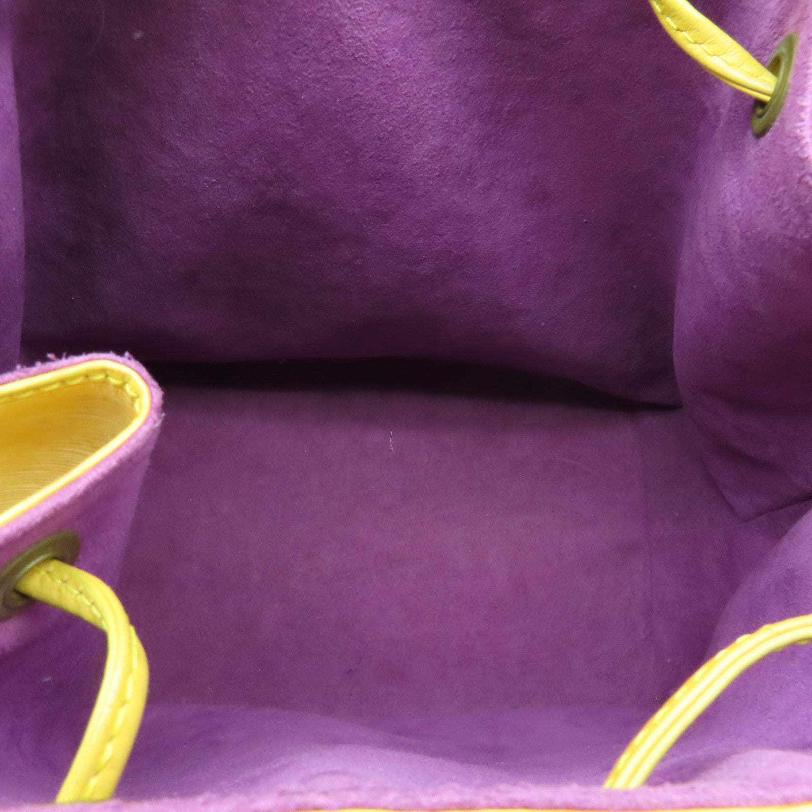 LOUIS VUITTON Epi Petit Noe Gold Buckle Shoulder Bag Yellow M44109