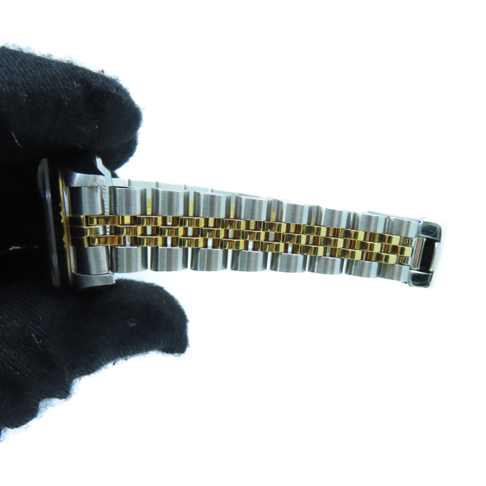 ROLEX Datejust 18K黄金/不鏽鋼手錶自動機芯白色