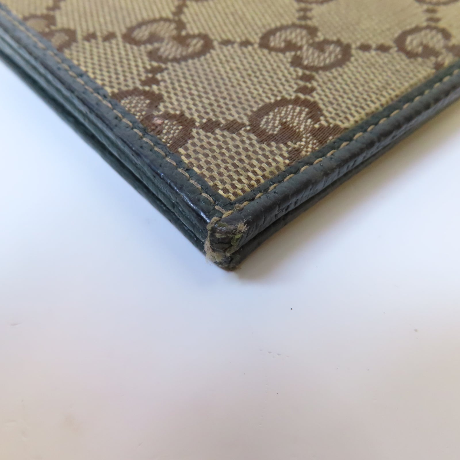 GUCCI 帆布Wallet錢包啡色/綠色