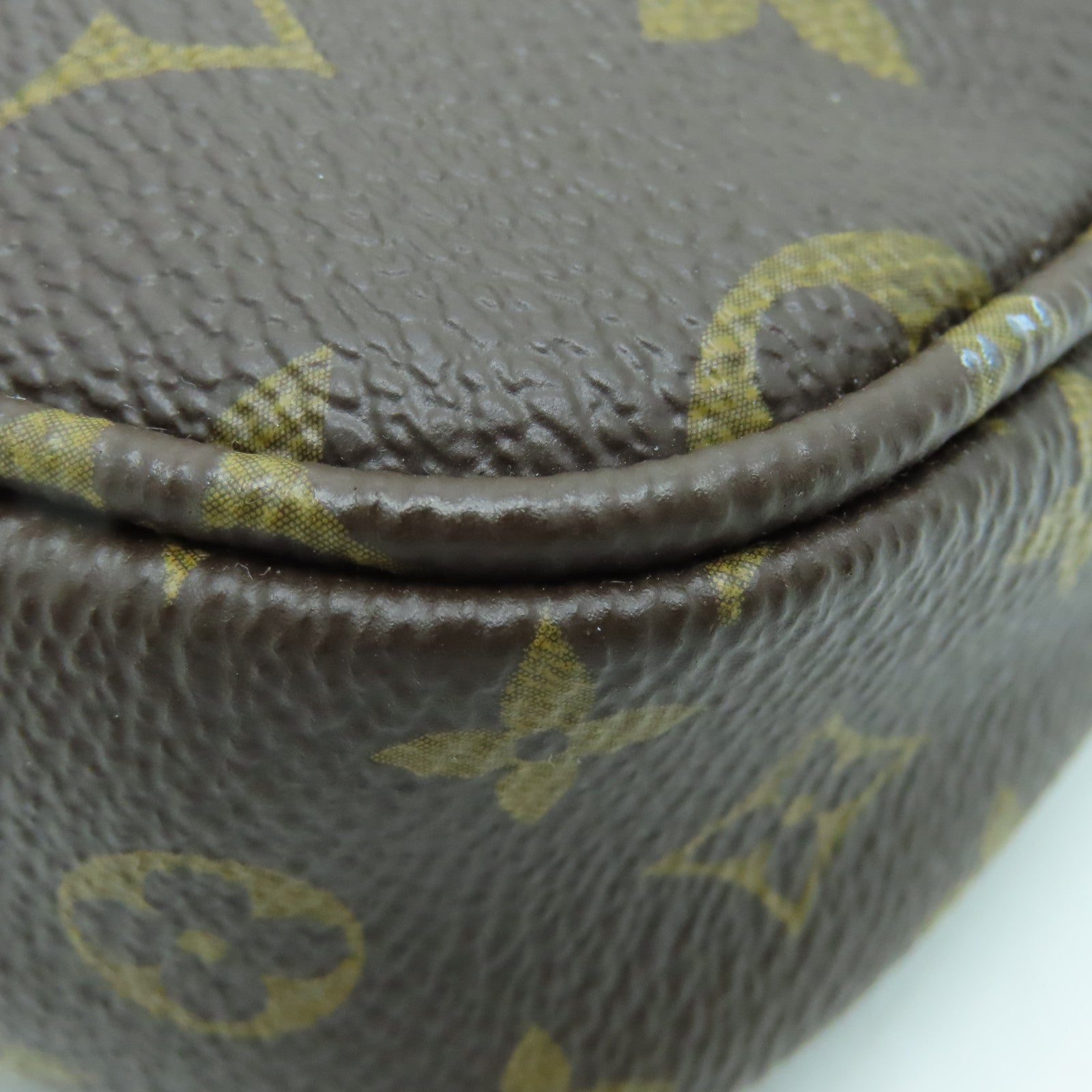 LOUIS VUITTON Monogram Multi Pochette Accessories Gold Buckle Shoulder Bag Brown/Pink