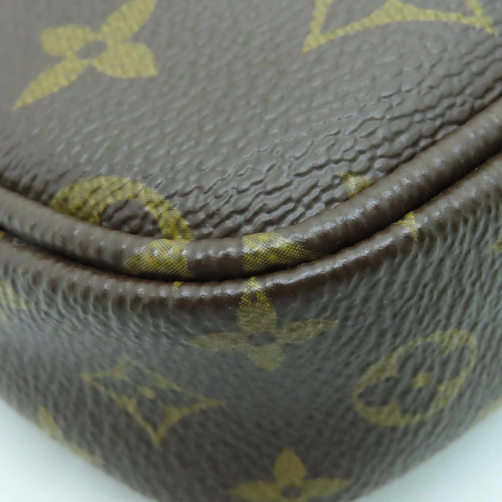 LOUIS VUITTON Monogram Multi Pochette Accessories Gold Buckle Shoulder Bag Brown/Pink
