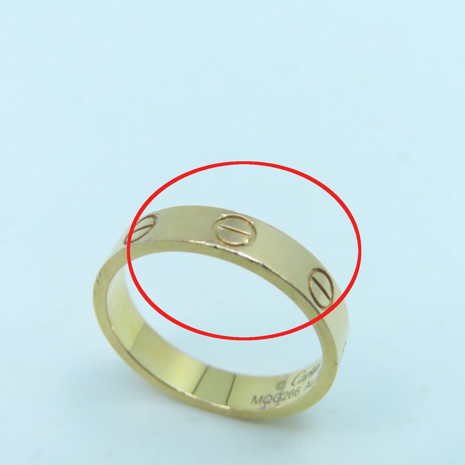 CARTIER 18K玫瑰金Mini Love Ring戒指#50 US#5