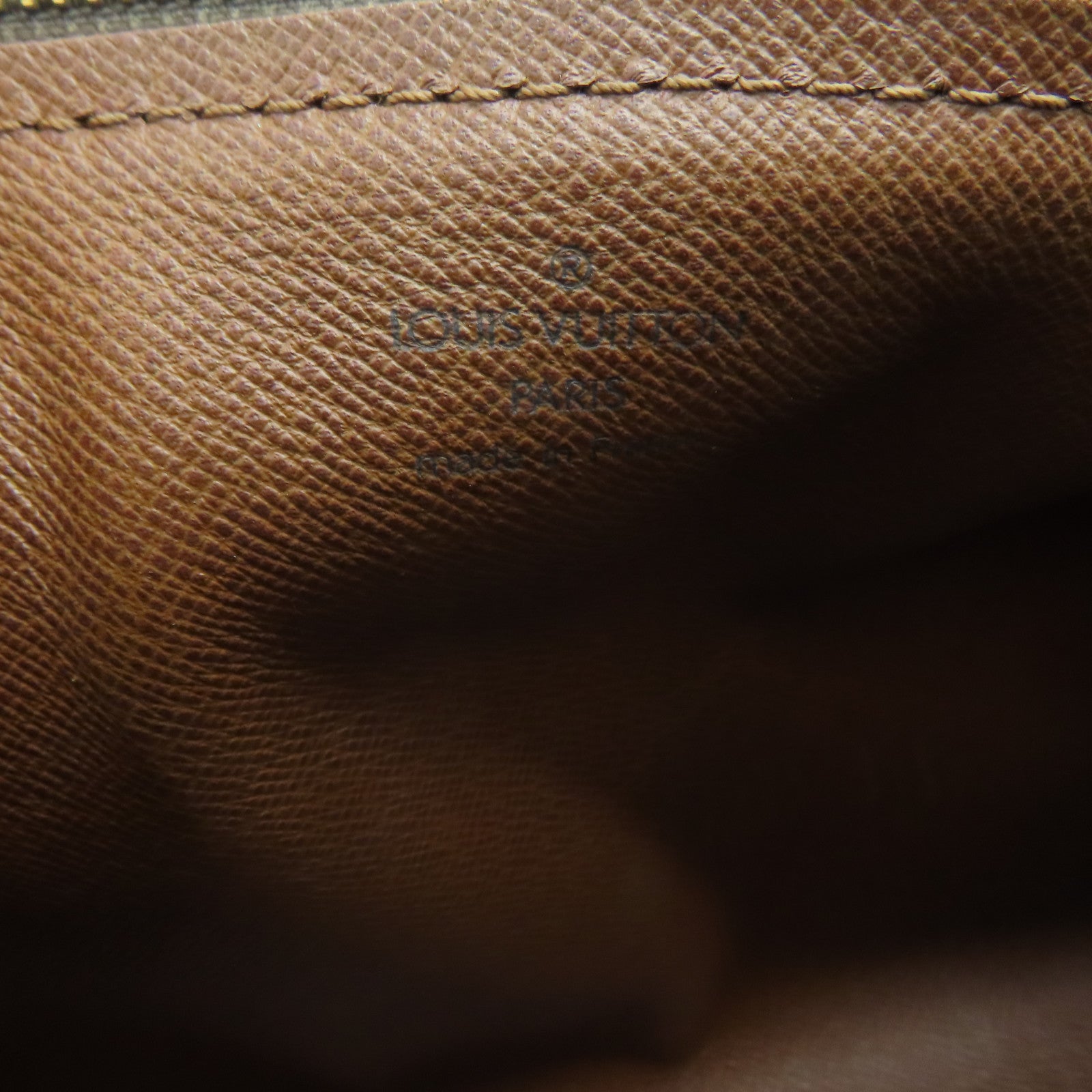 LOUIS VUITTON Monogram Papillon PM金扣手挽袋啡色