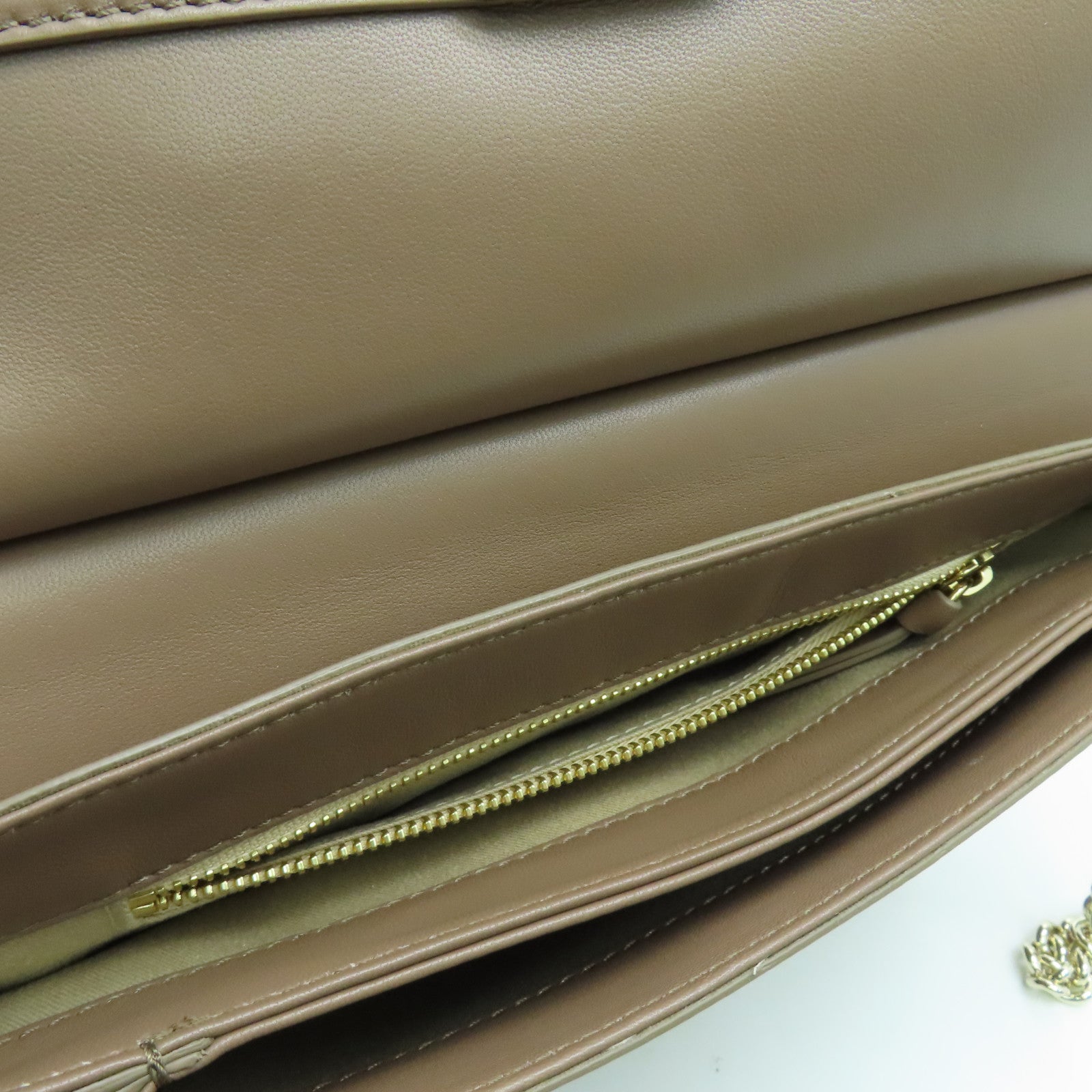 Chloe 羊皮皮革Faye 2way Shoulder Bag金扣手挽肩背两用袋浅褐色