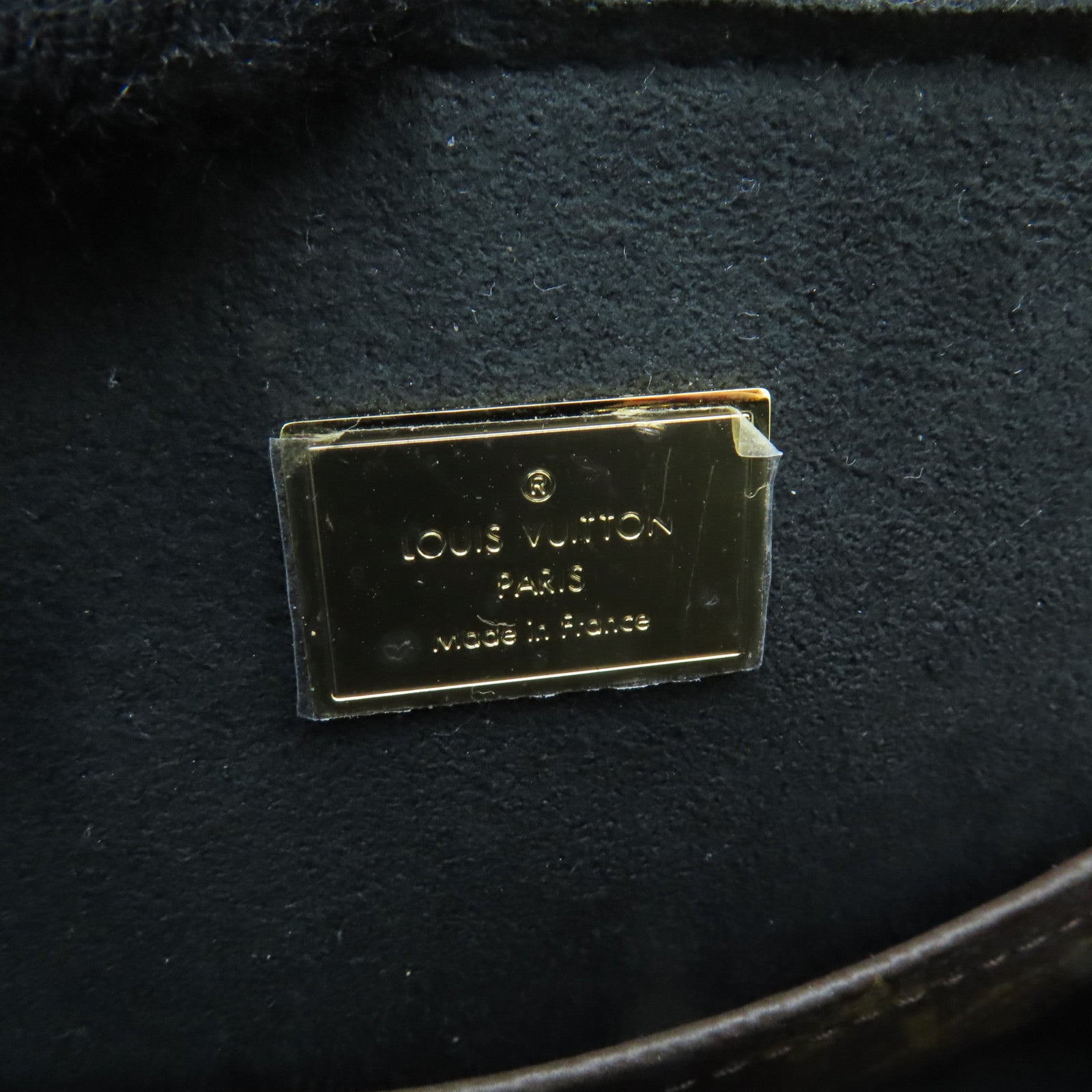 LOUIS VUITTON Vernis Alma BB金扣手挽肩背兩用袋青銅色
