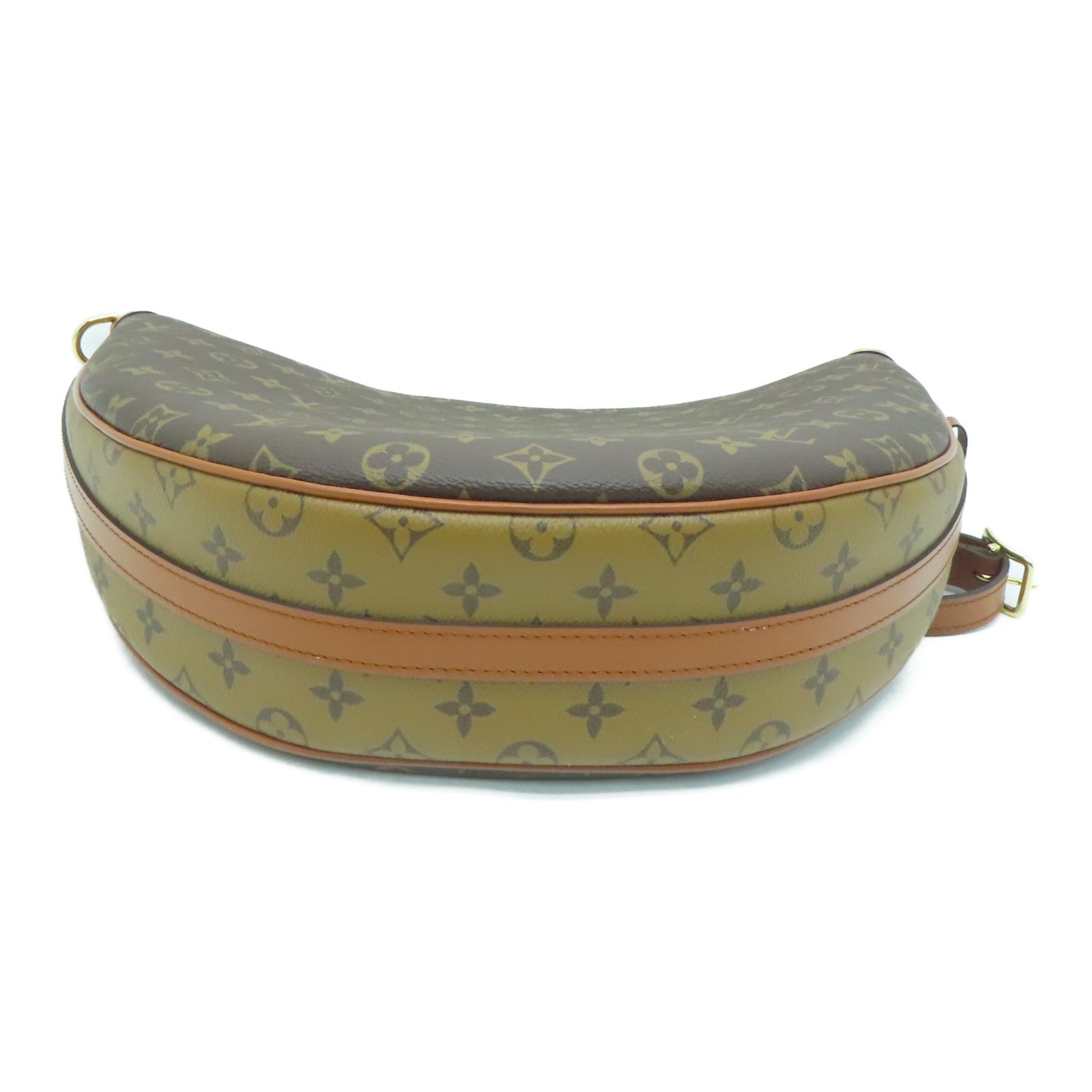 LOUIS VUITTON Monogram Loop Hobo 2 Way Shoulder Bag金扣肩背袋啡色