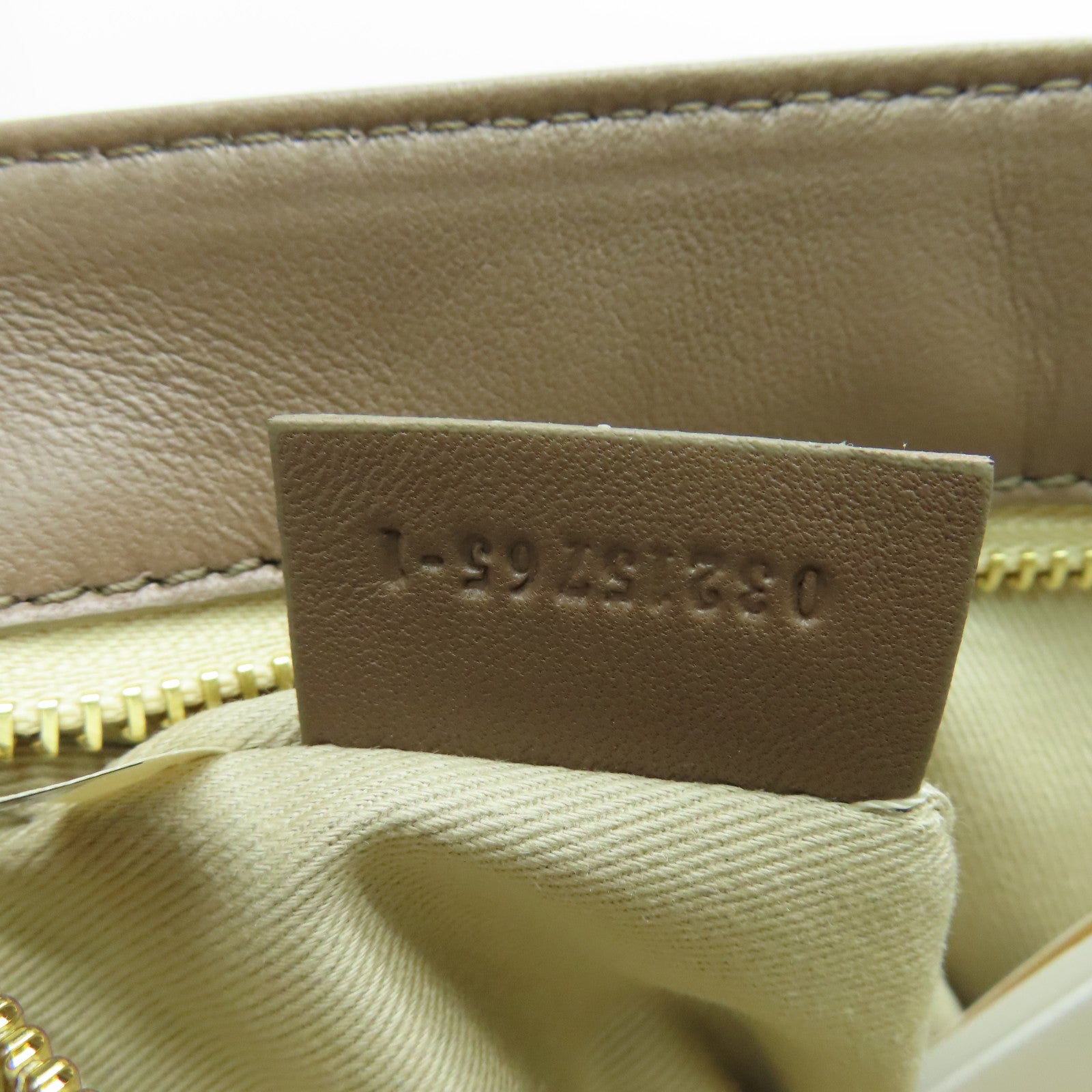 Chloe 羊皮皮革Faye 2way Shoulder Bag金扣手挽肩背两用袋浅褐色