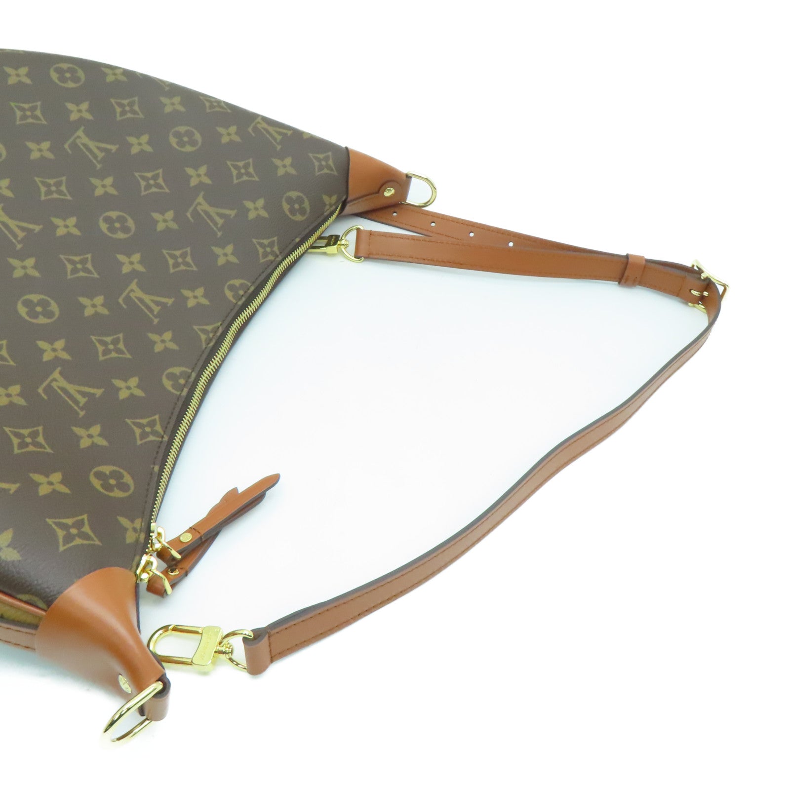 LOUIS VUITTON Monogram Loop Hobo 2 Way Shoulder Bag金扣肩背袋啡色