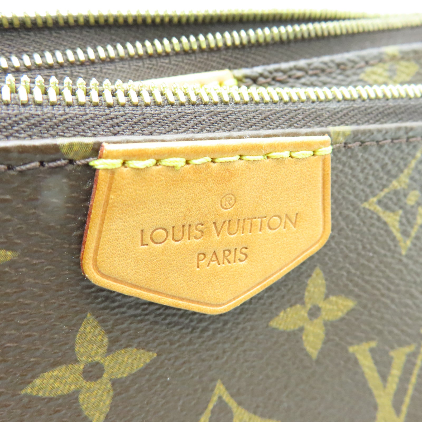 LOUIS VUITTON Monogram Multi Pochette Accessories Gold Buckle Shoulder Bag Brown/Pink