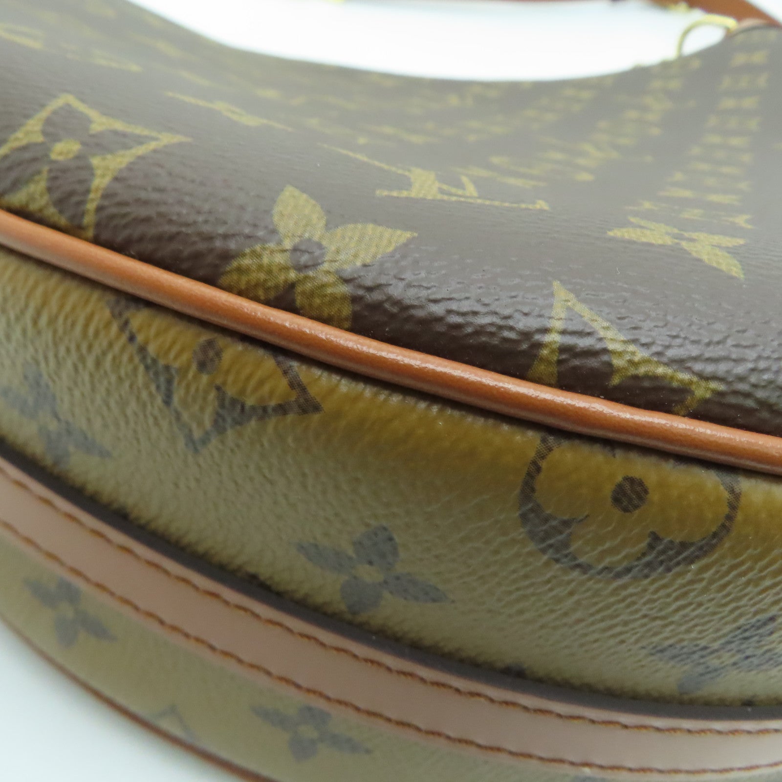 LOUIS VUITTON Monogram Loop Hobo 2 Way Shoulder Bag金扣肩背袋啡色