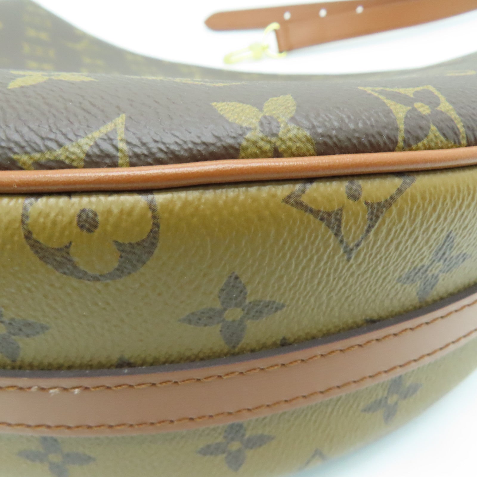 LOUIS VUITTON Monogram Loop Hobo 2 Way Shoulder Bag金扣肩背袋啡色